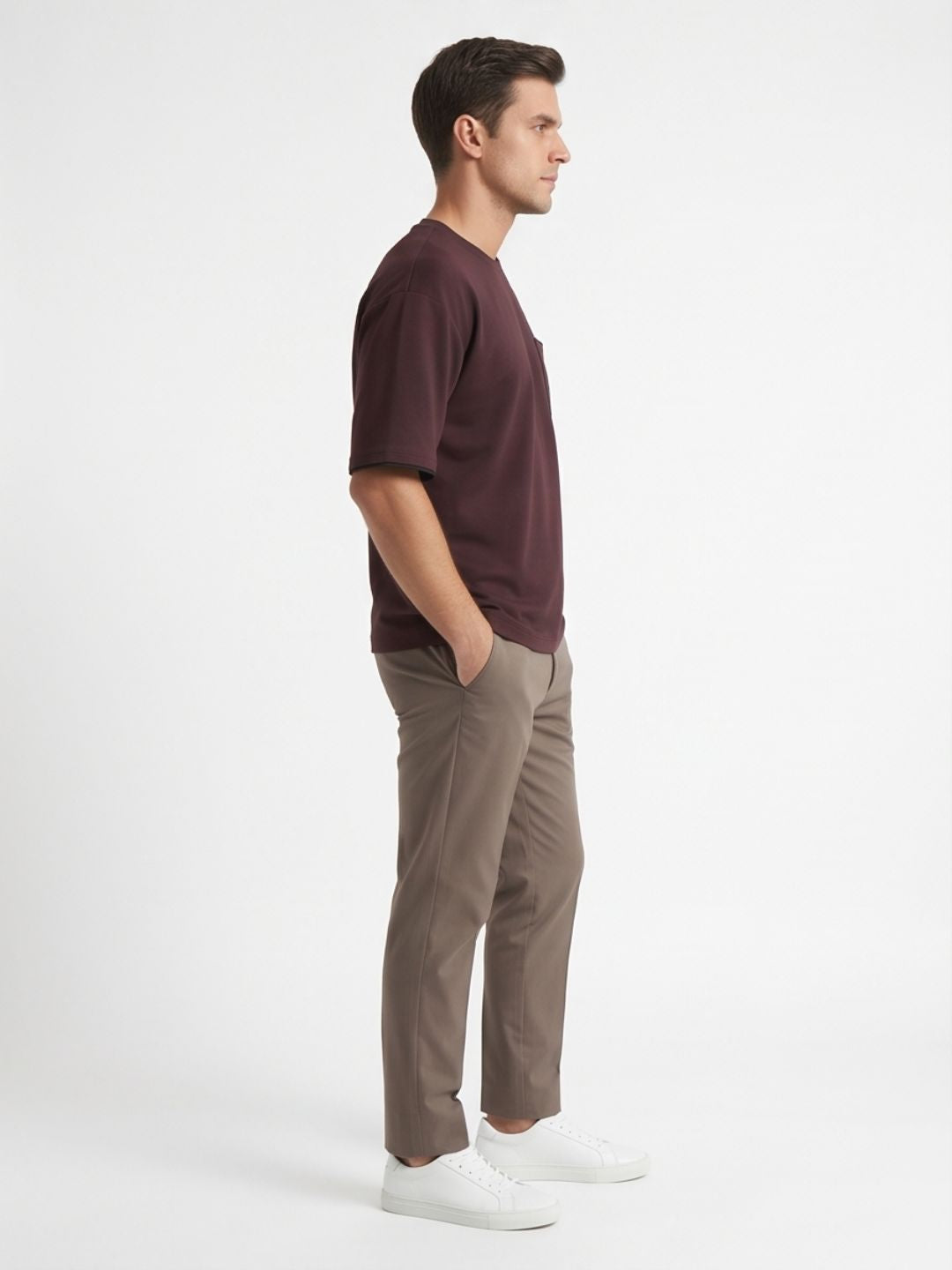 MIDNIGHT MANDARIN ROUND NECK T-SHIRT