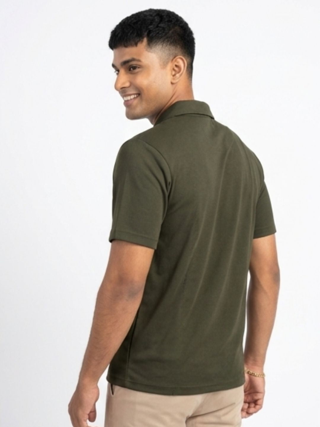 THE HEIRLOOM QUARTER-ZIP POLO T-SHIRT