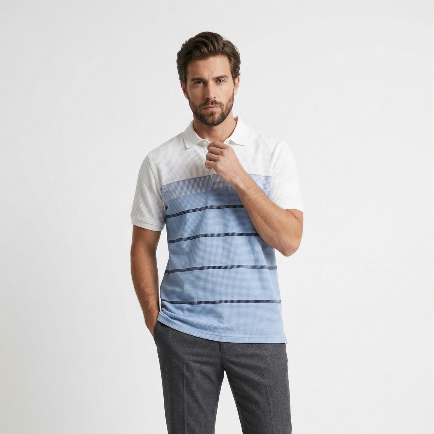 TIDAL KNIT POLO T-SHIRT