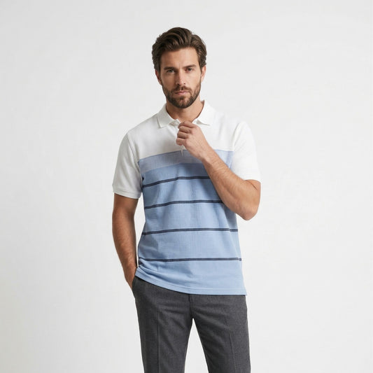 TIDAL KNIT POLO T-SHIRT