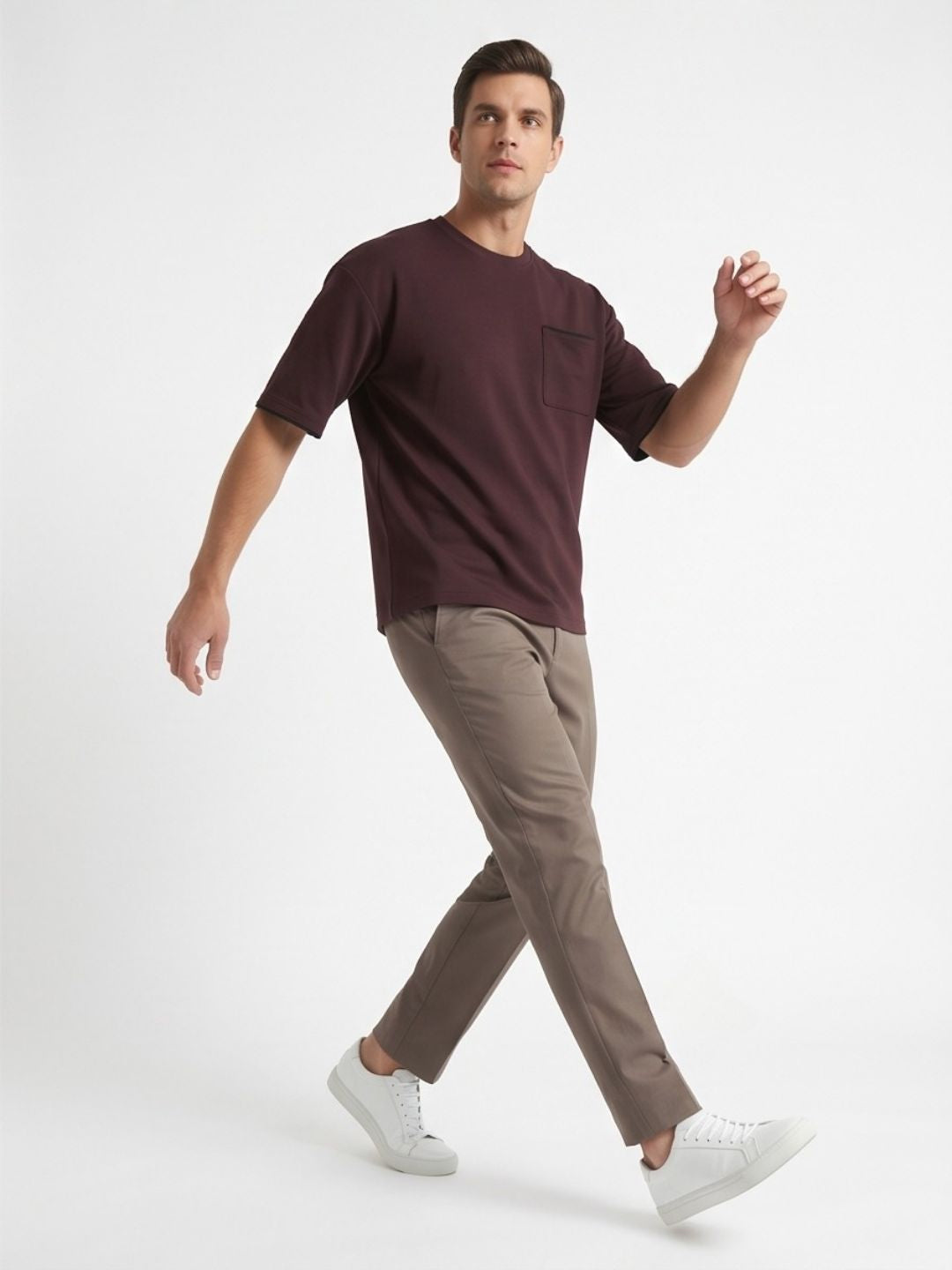MIDNIGHT MANDARIN ROUND NECK T-SHIRT