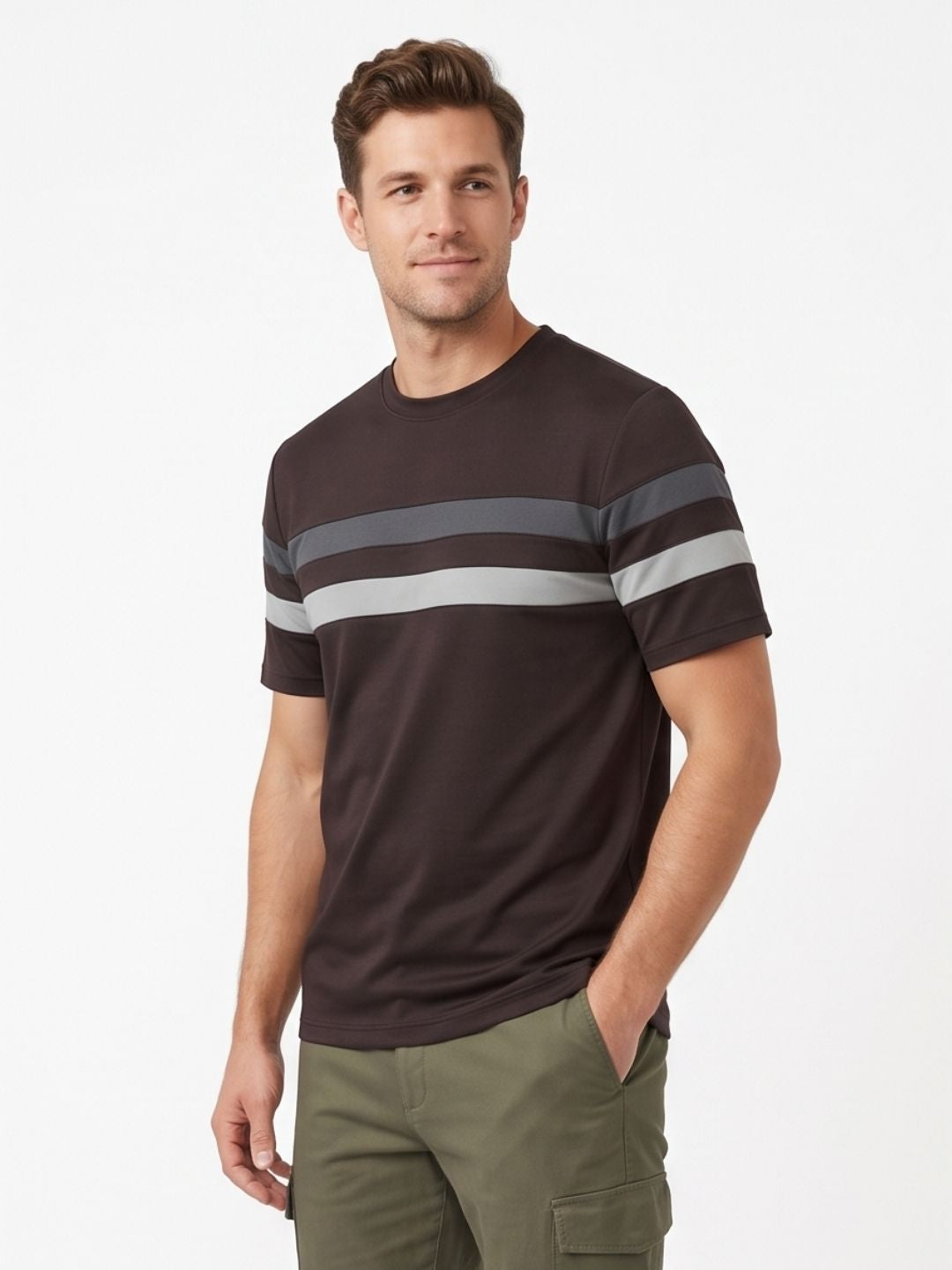 THE PARALLEL CREWNECK T-SHIRT
