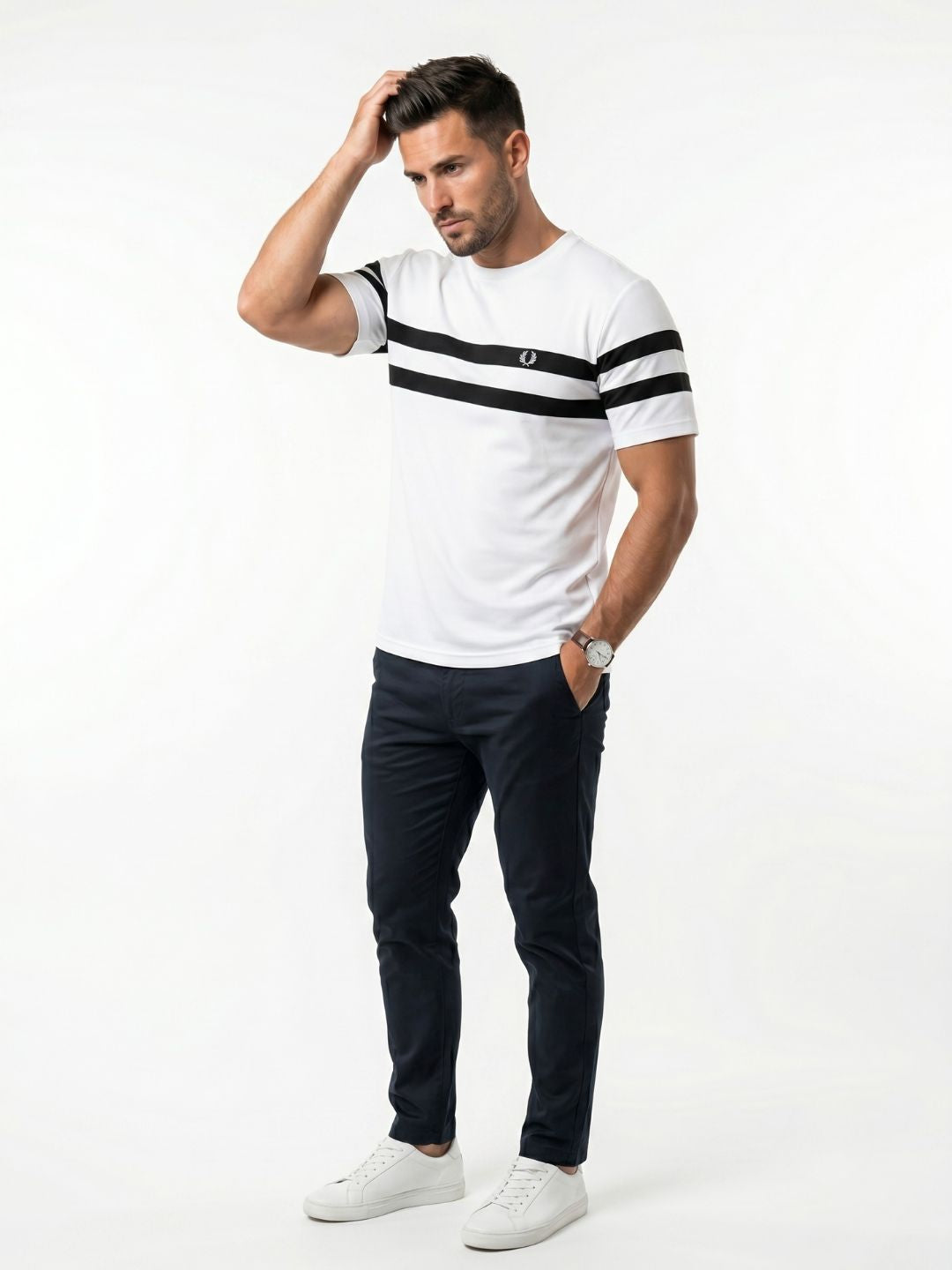 THE PARALLEL CREWNECK T-SHIRT