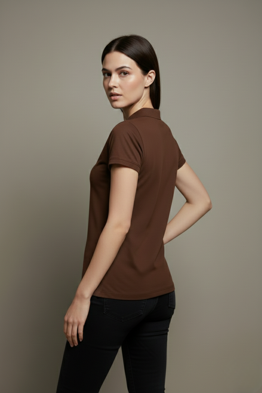 PLAIN AUTHENTIC POLO T-SHIRT