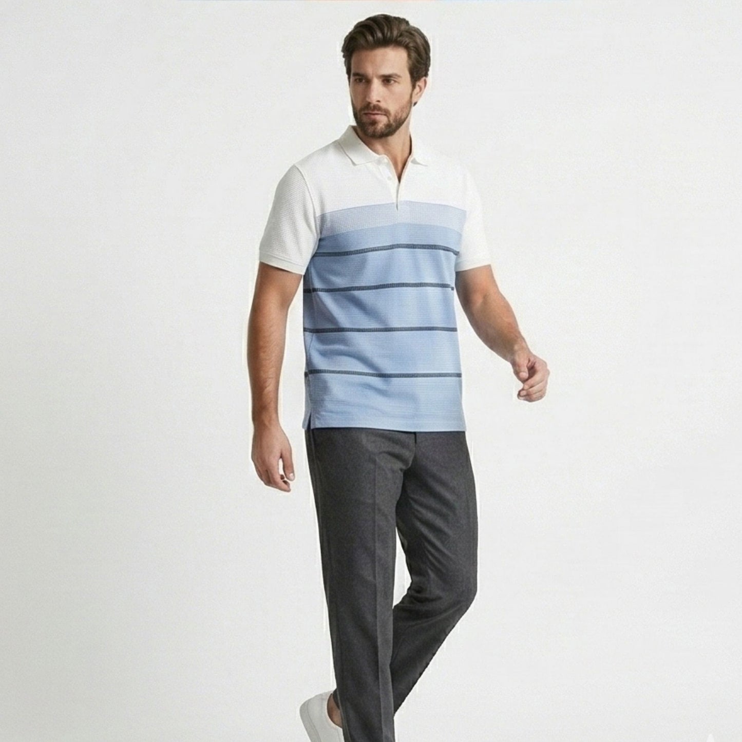 TIDAL KNIT POLO T-SHIRT
