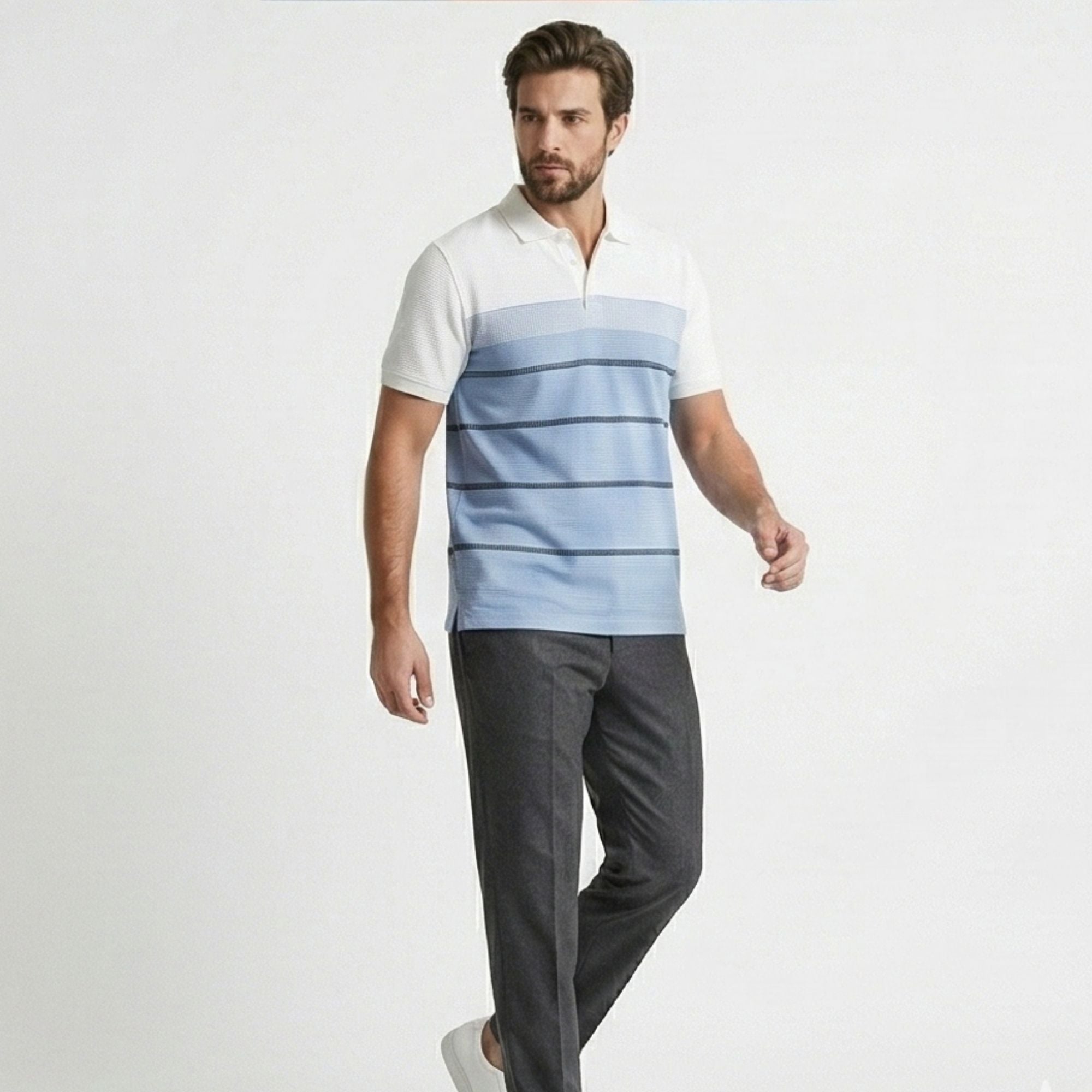 TIDAL KNIT POLO T-SHIRT