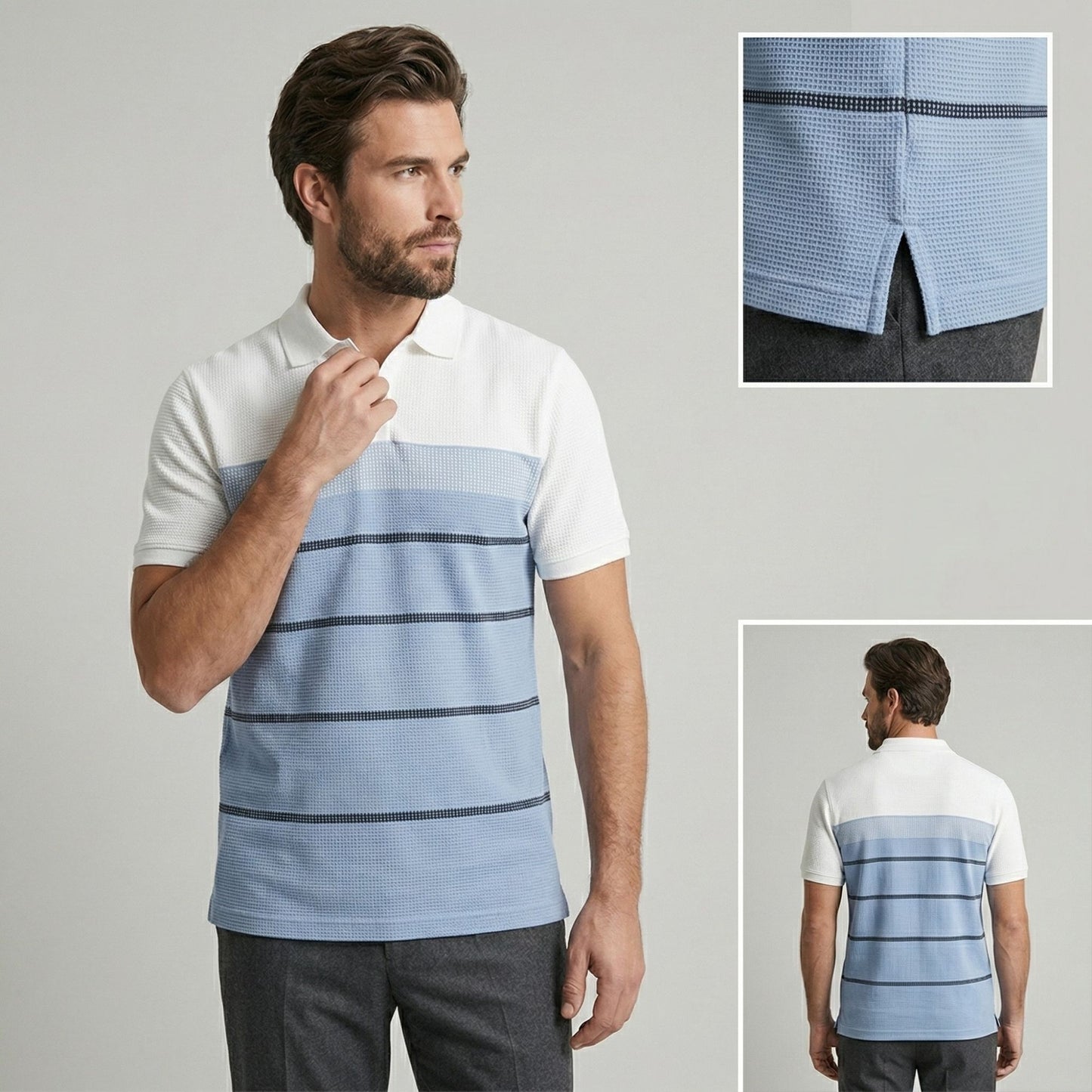 TIDAL KNIT POLO T-SHIRT