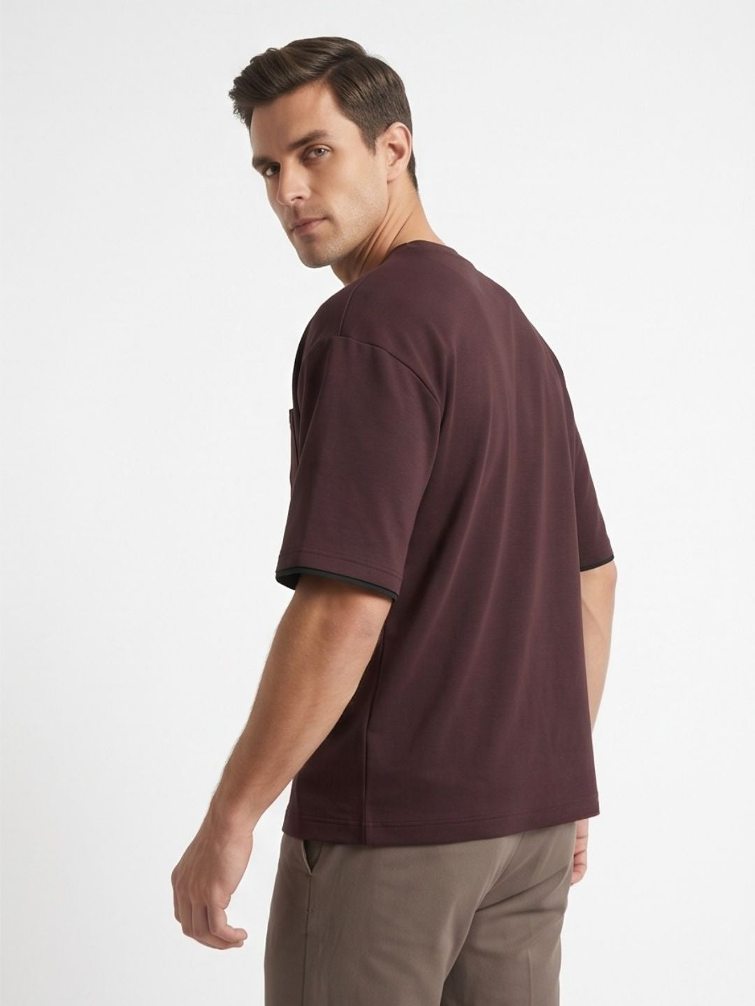 MIDNIGHT MANDARIN ROUND NECK T-SHIRT