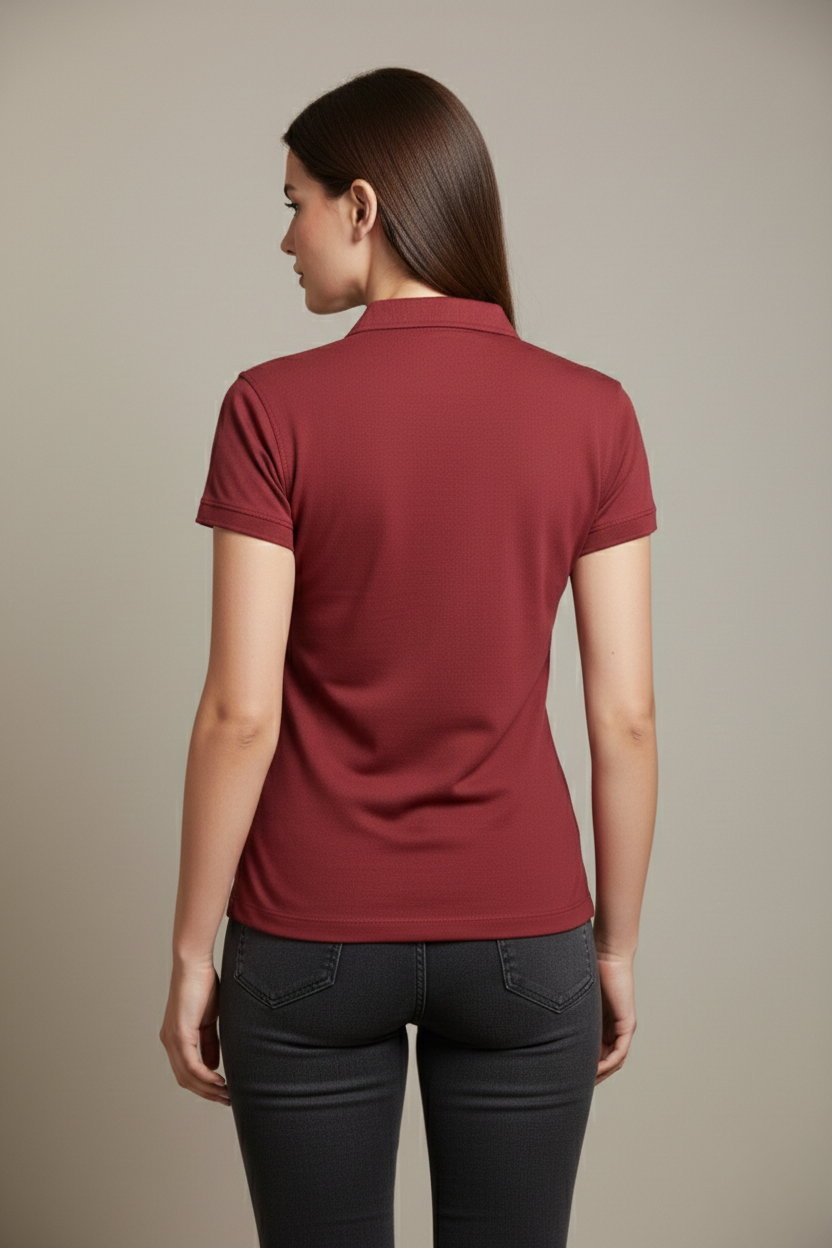 PRINTED AUTHENTIC POLO T-SHIRT