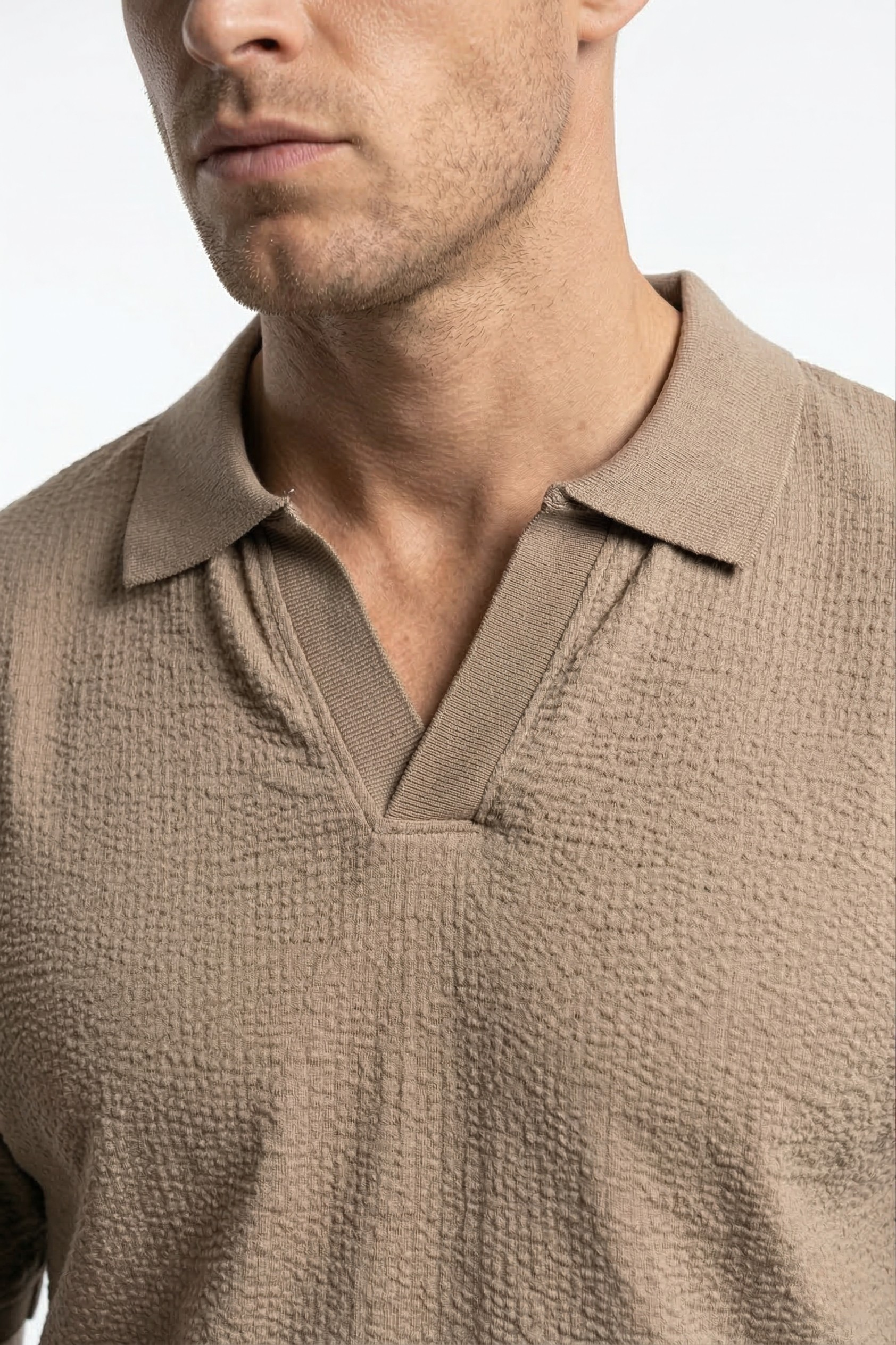 CLASSIC KNIT POLO T-SHIRT