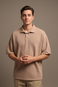 LINEAR JACQUARD POLO