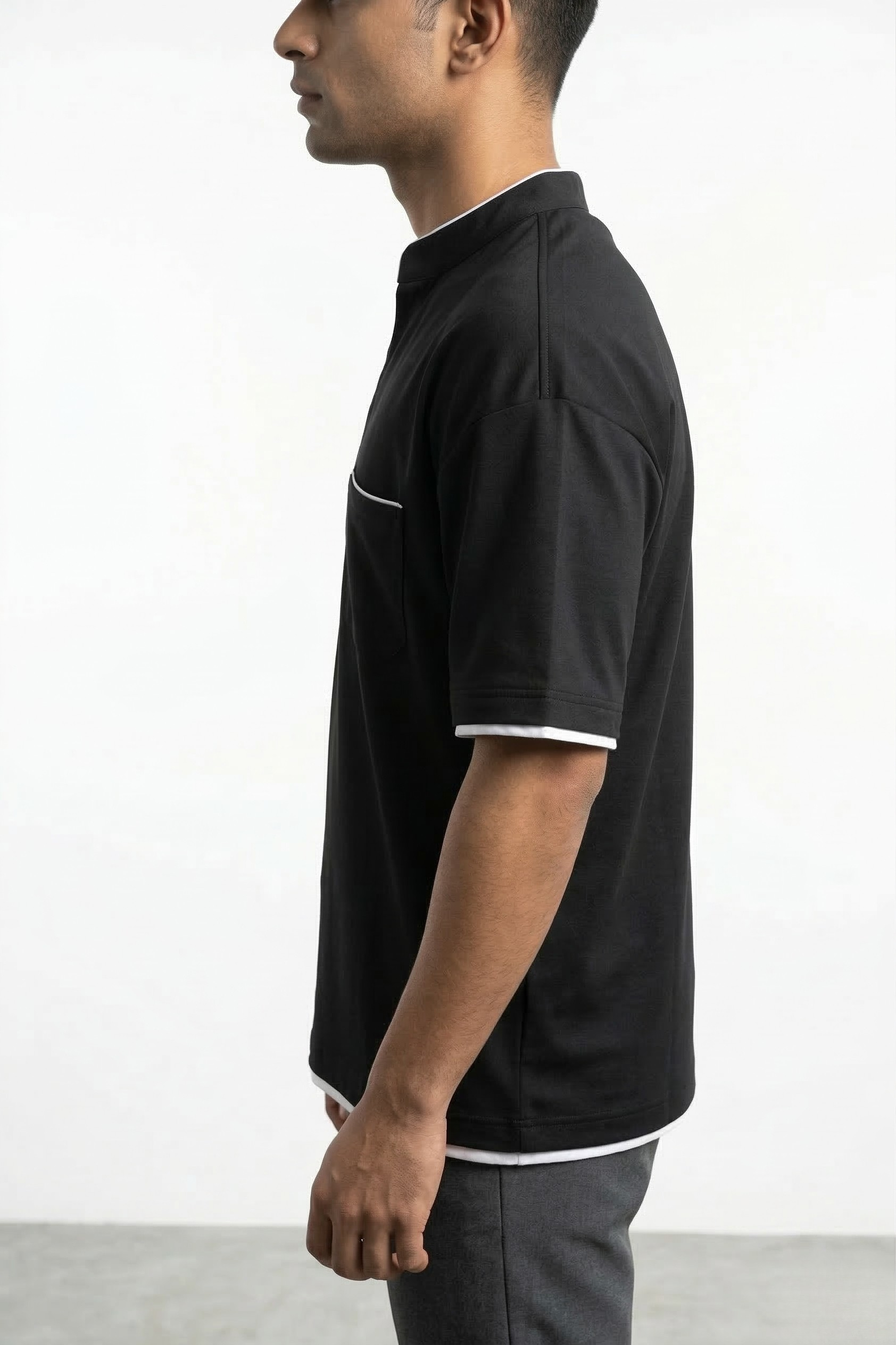 MIDNIGHT MANDARIN POLO T-SHIRT
