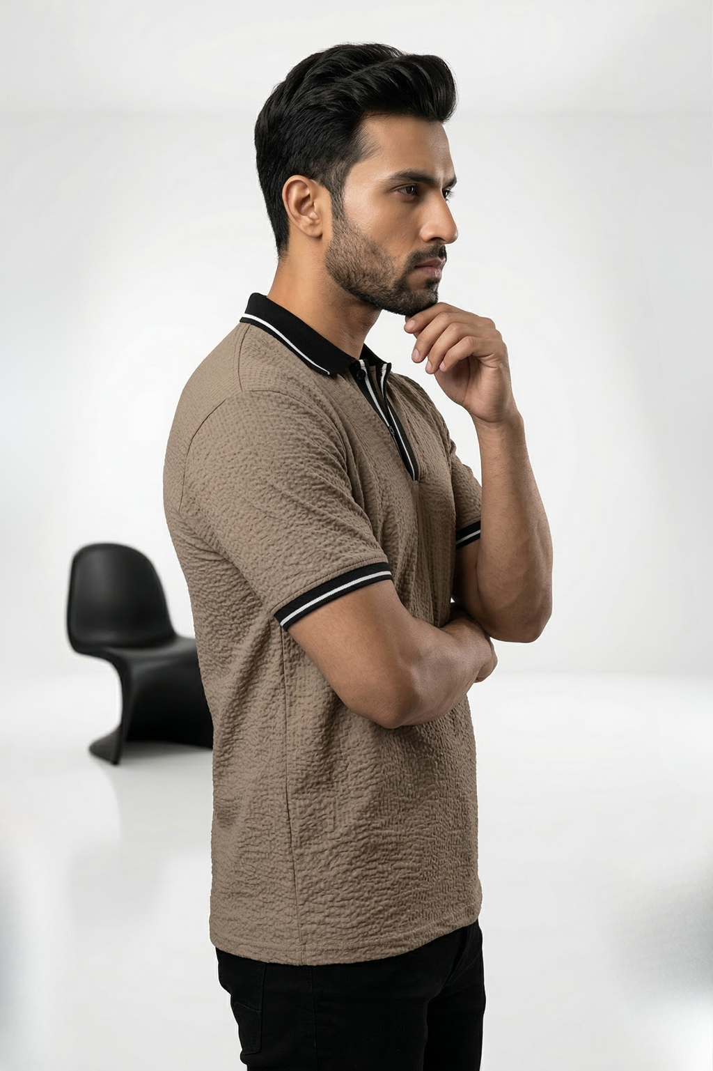 URBAN SAND POLO T-SHIRT