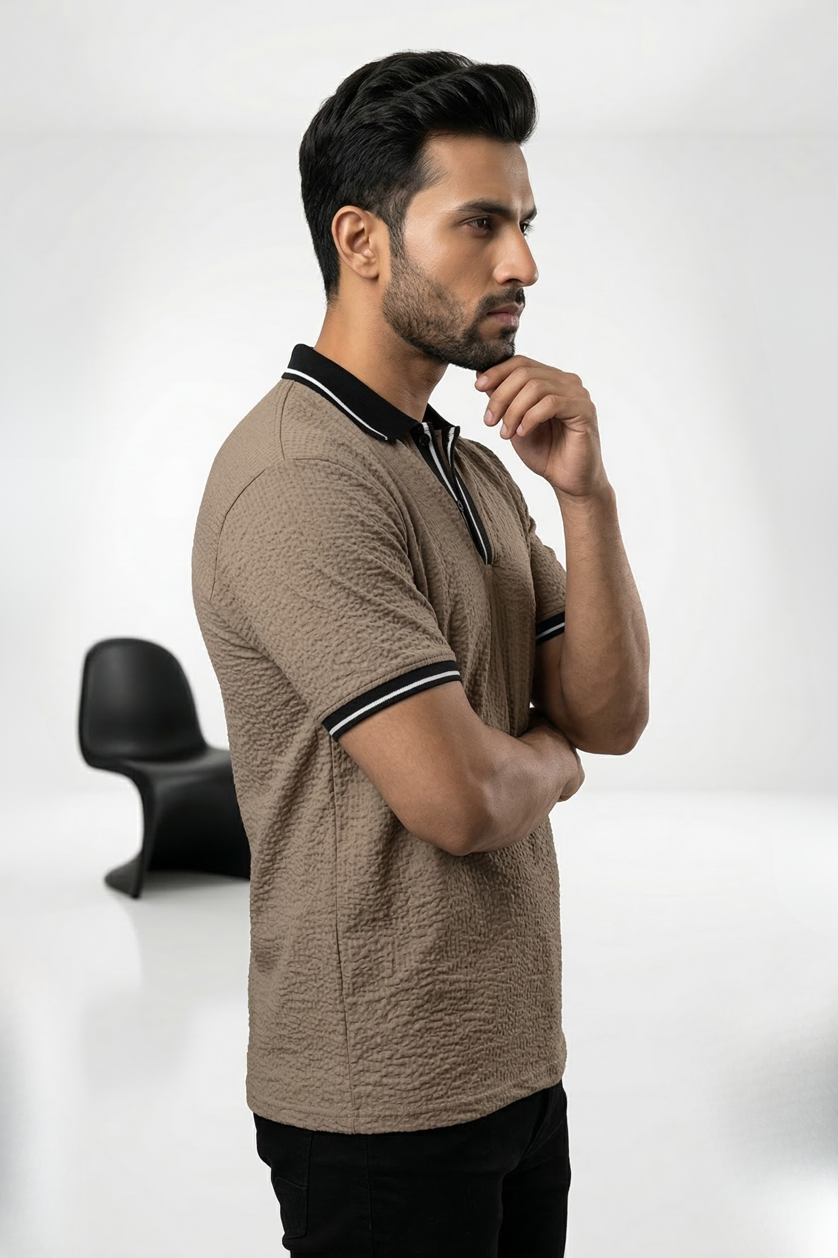 URBAN SAND POLO T-SHIRT
