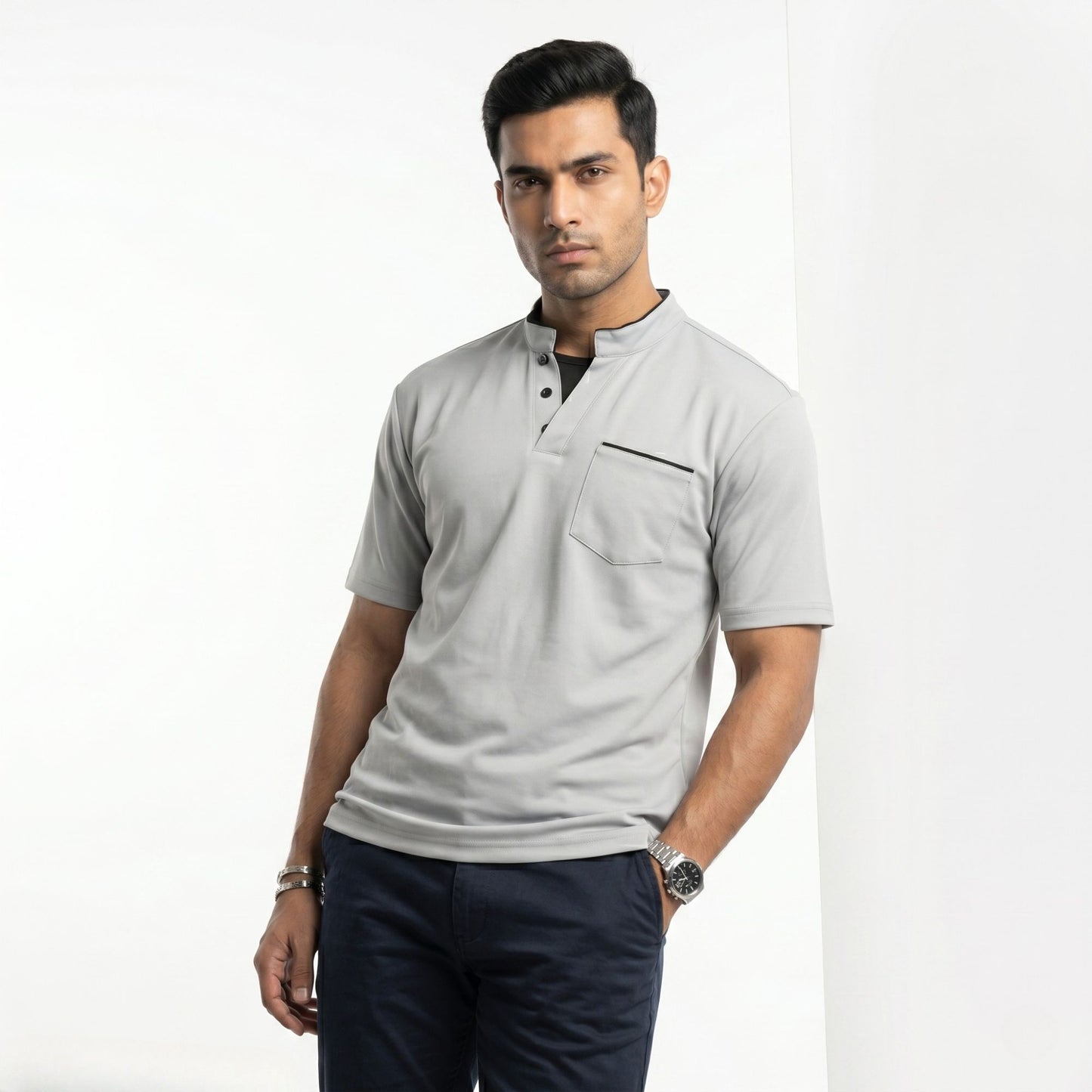 MIDNIGHT MANDARIN POLO T-SHIRT