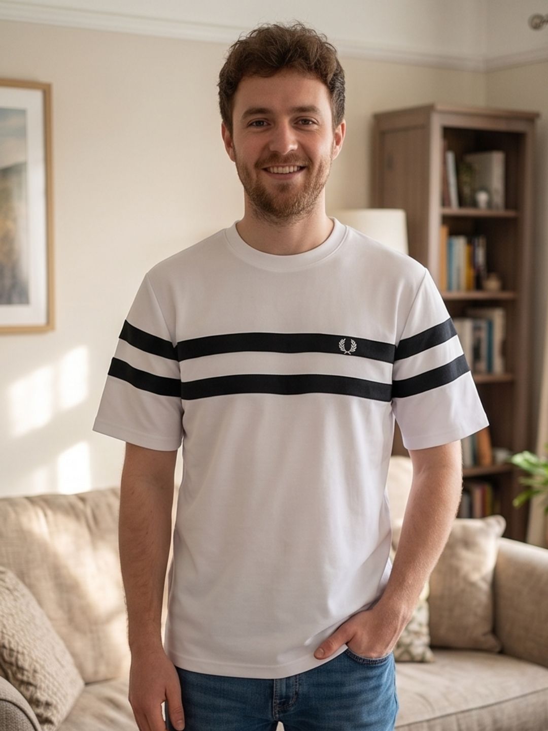 THE PARALLEL CREWNECK T-SHIRT