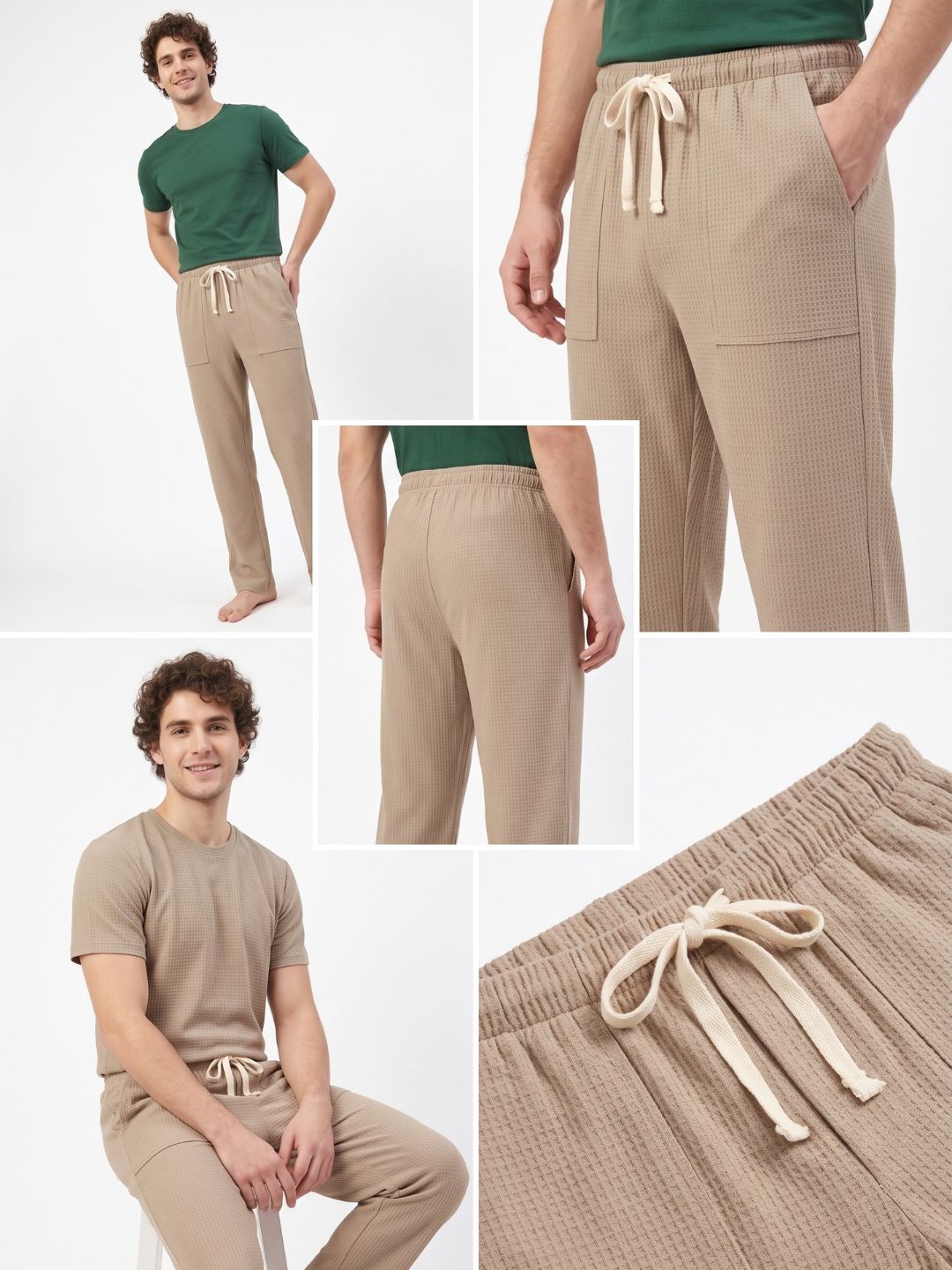URBAN LATTICE STRAIGHT FIT TRACK PANT