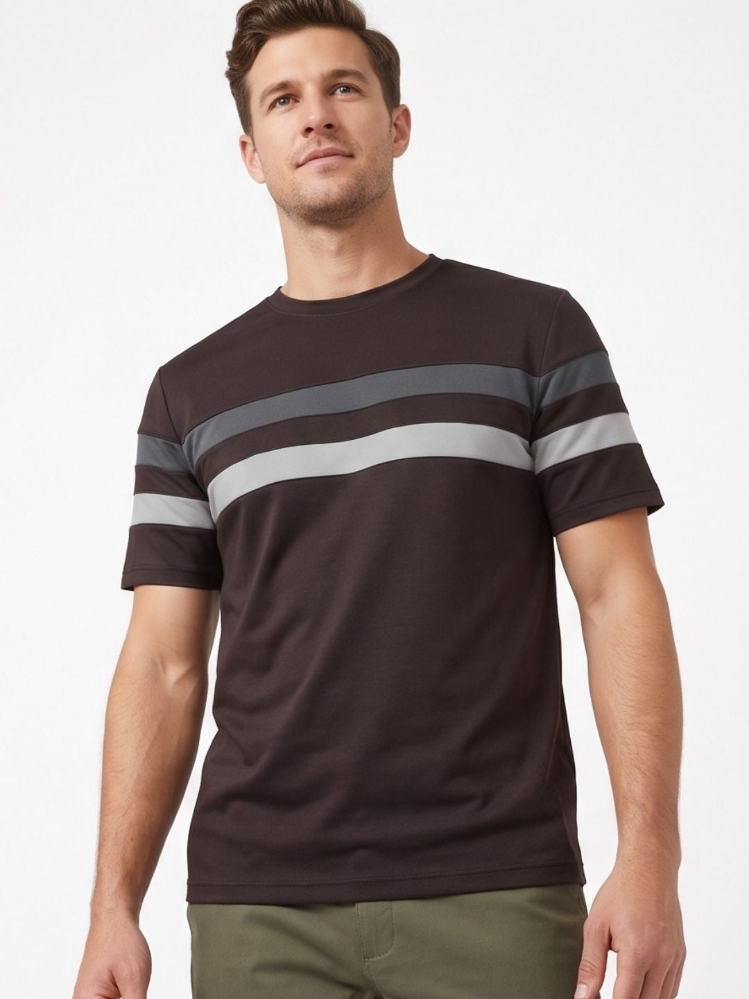 THE PARALLEL CREWNECK T-SHIRT