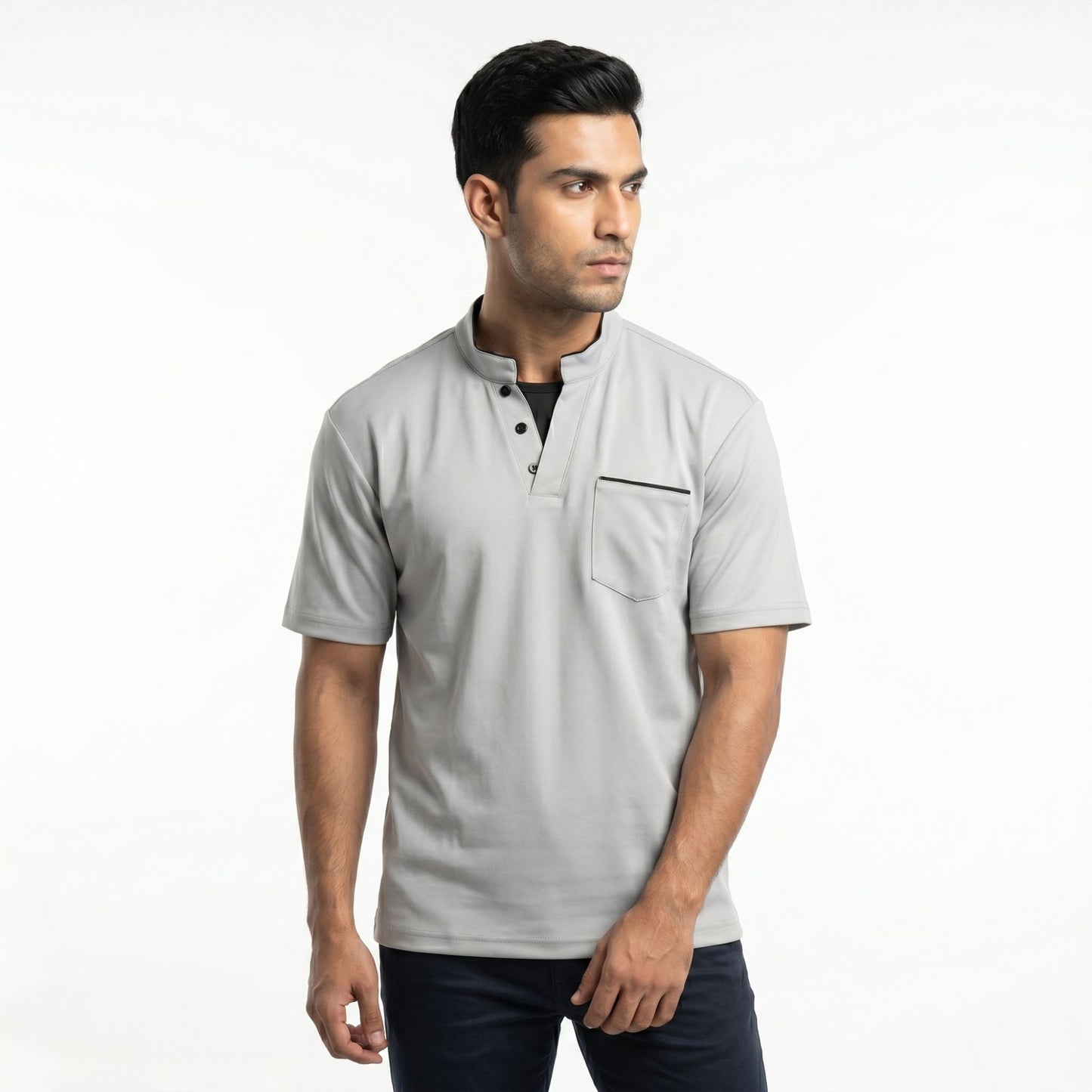 MIDNIGHT MANDARIN POLO T-SHIRT