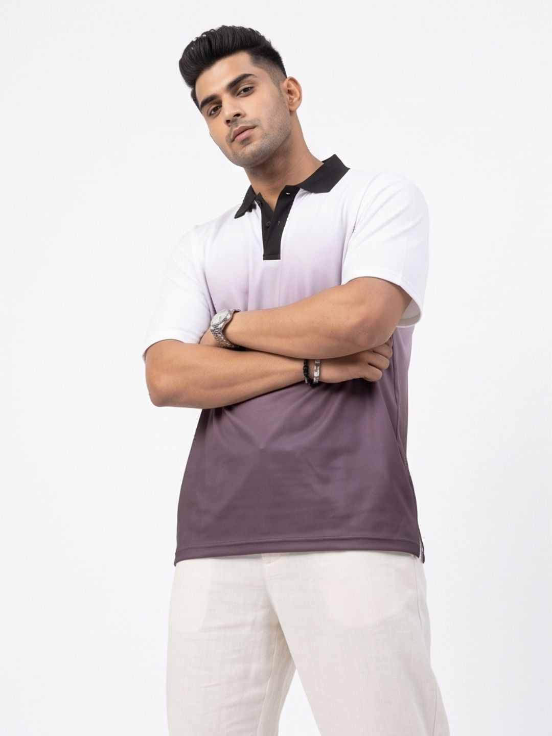 DUSK HORIZON T-SHIRT WINE