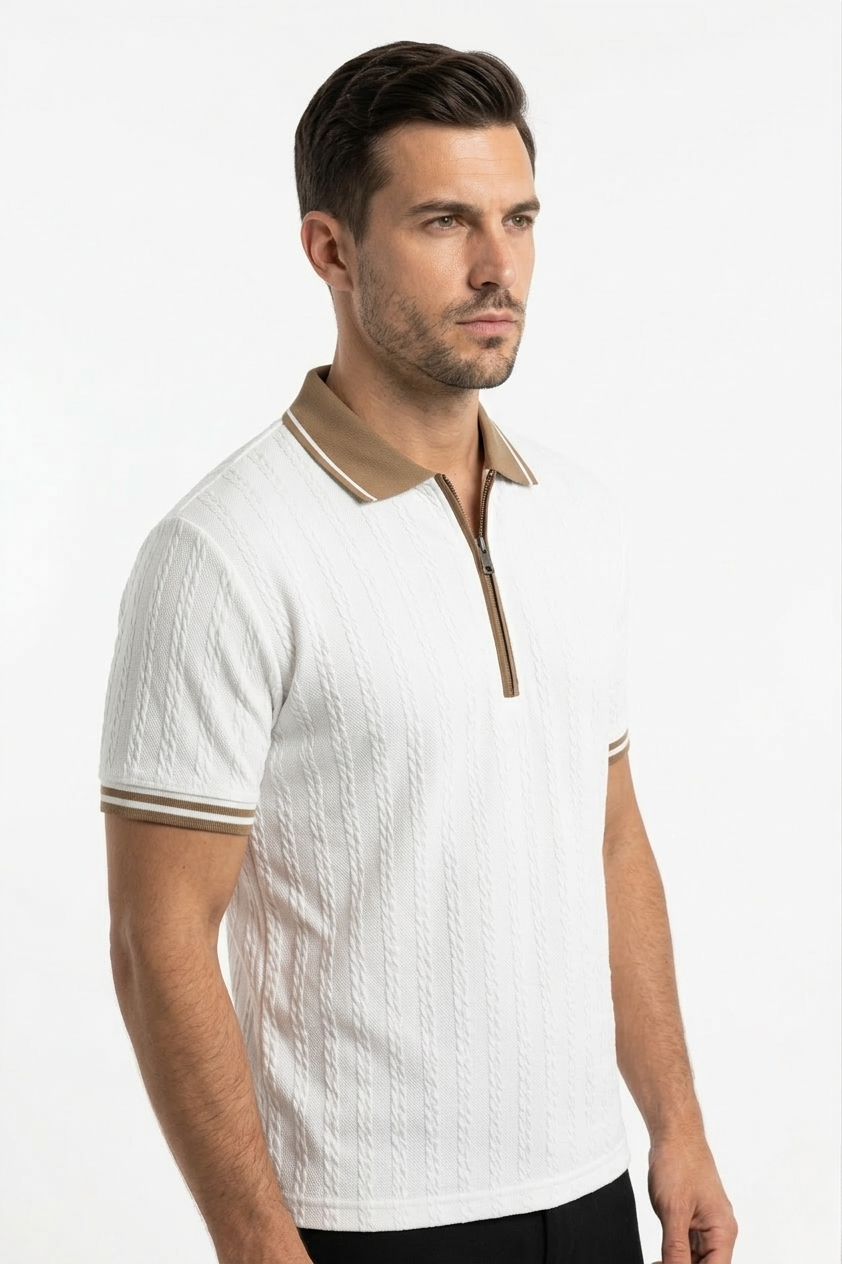 HORIZON ZIP OVERSIZED TEE