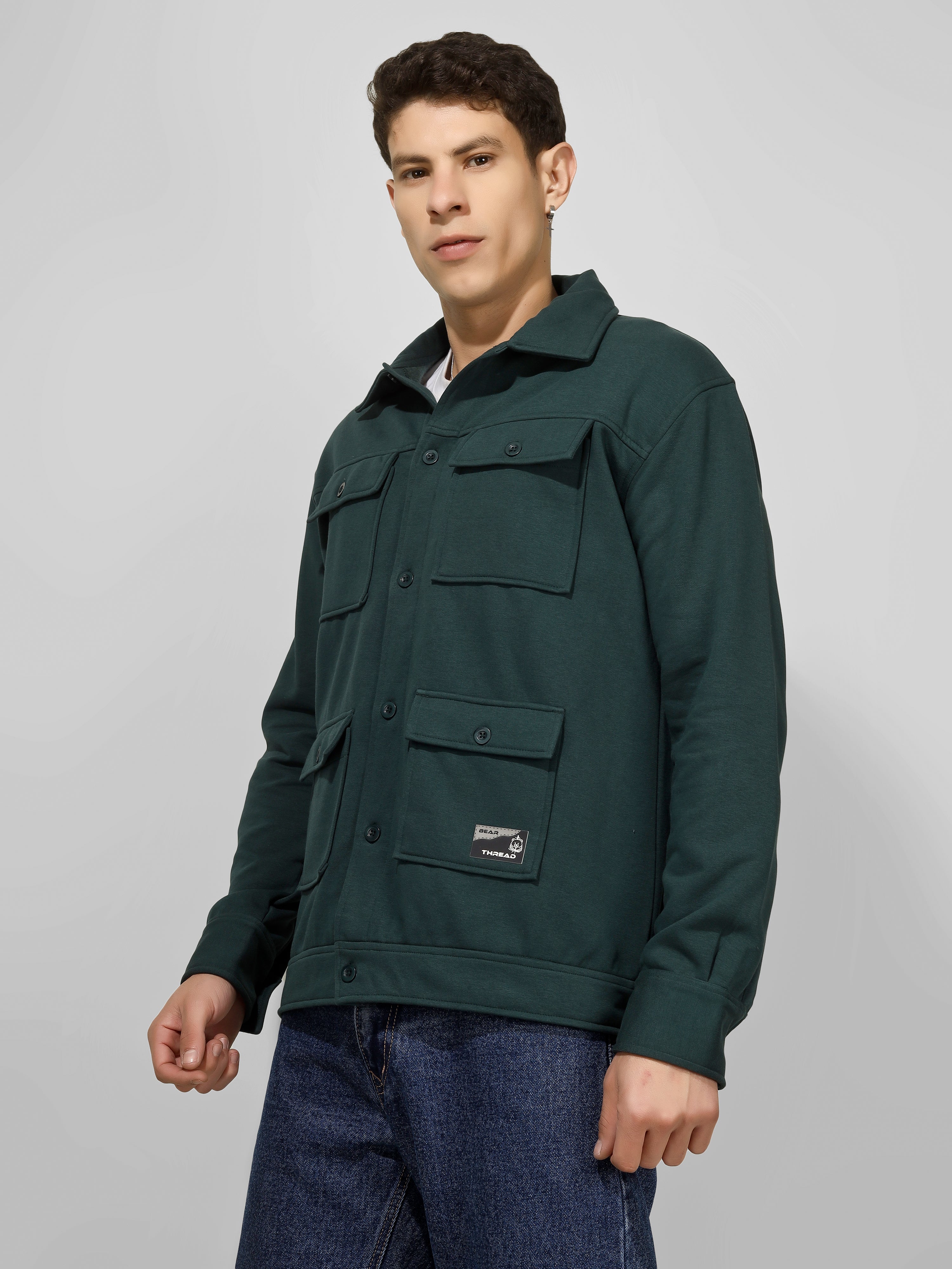 SHADE DOCK SHACKET BOTTLE GREEN