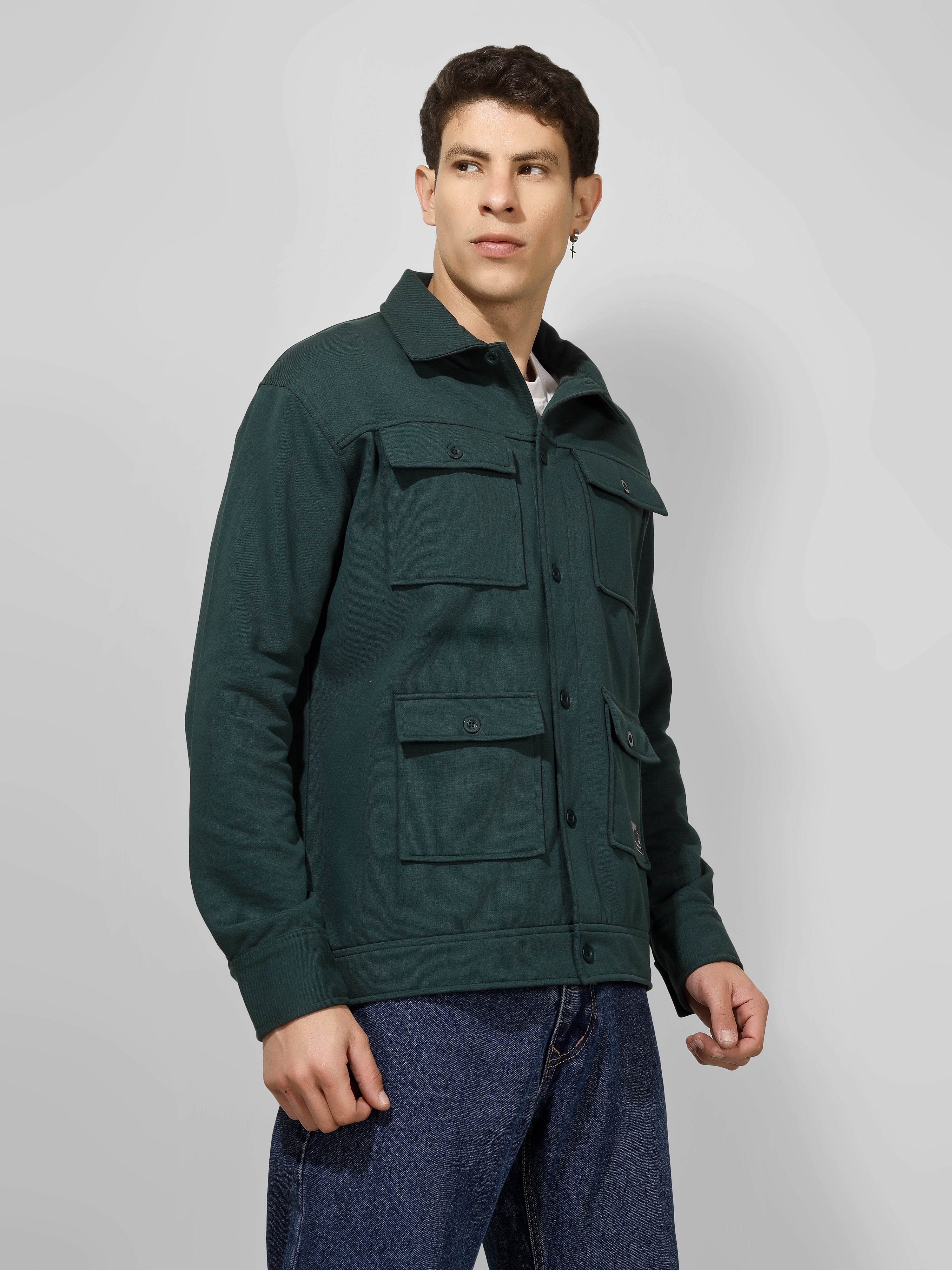 SHADE DOCK SHACKET BOTTLE GREEN