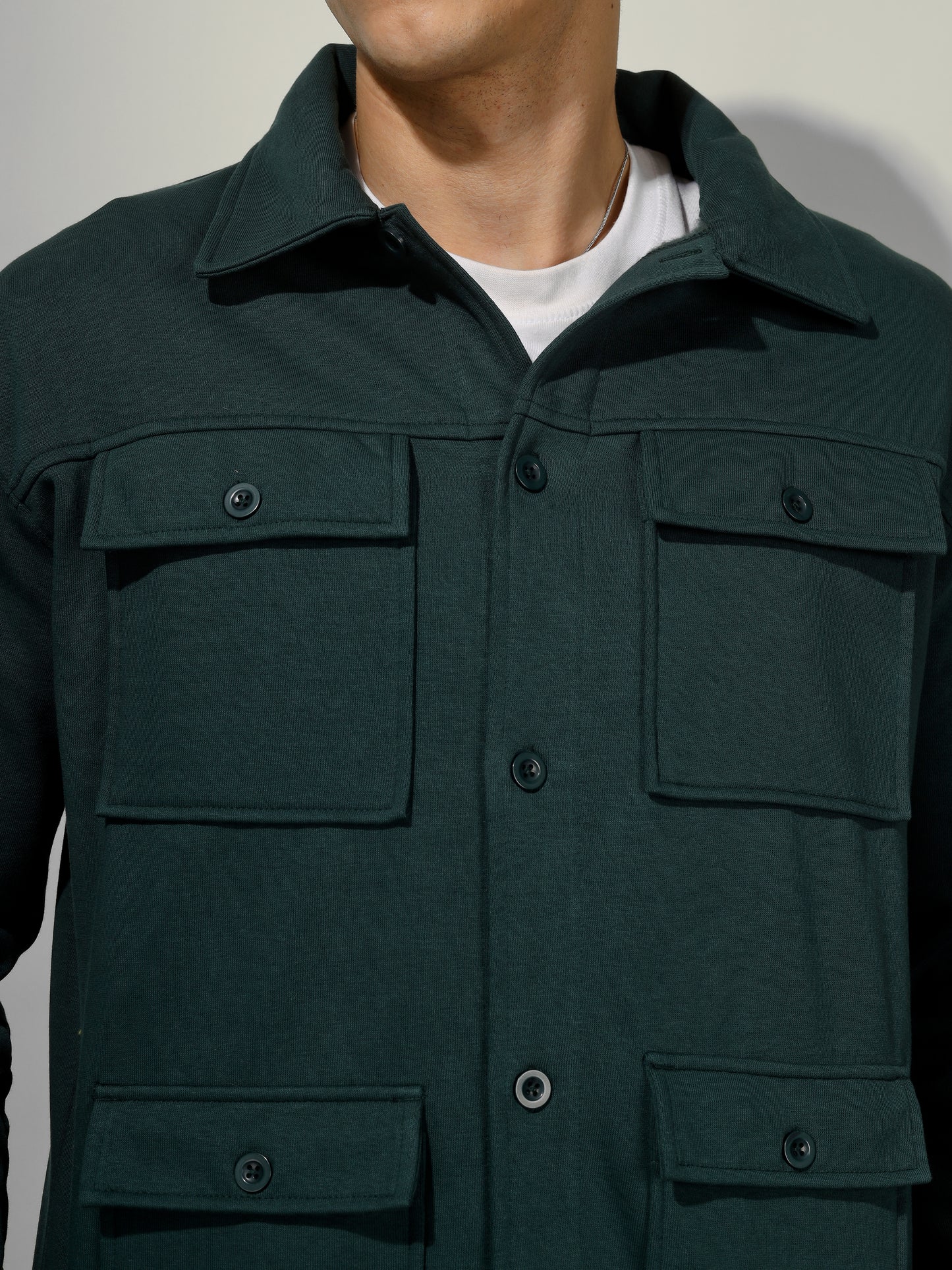 SHADE DOCK SHACKET BOTTLE GREEN