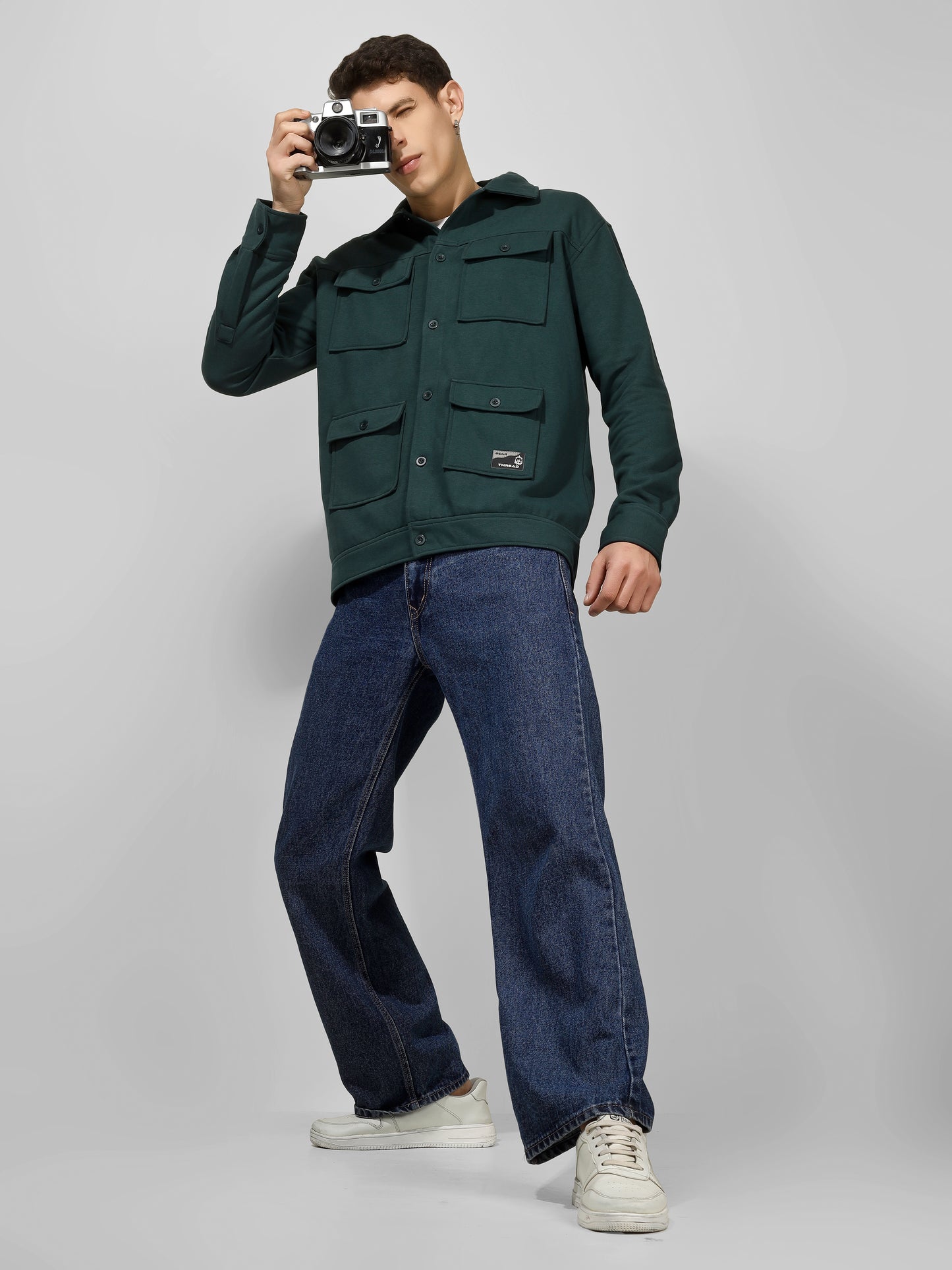 SHADE DOCK SHACKET BOTTLE GREEN