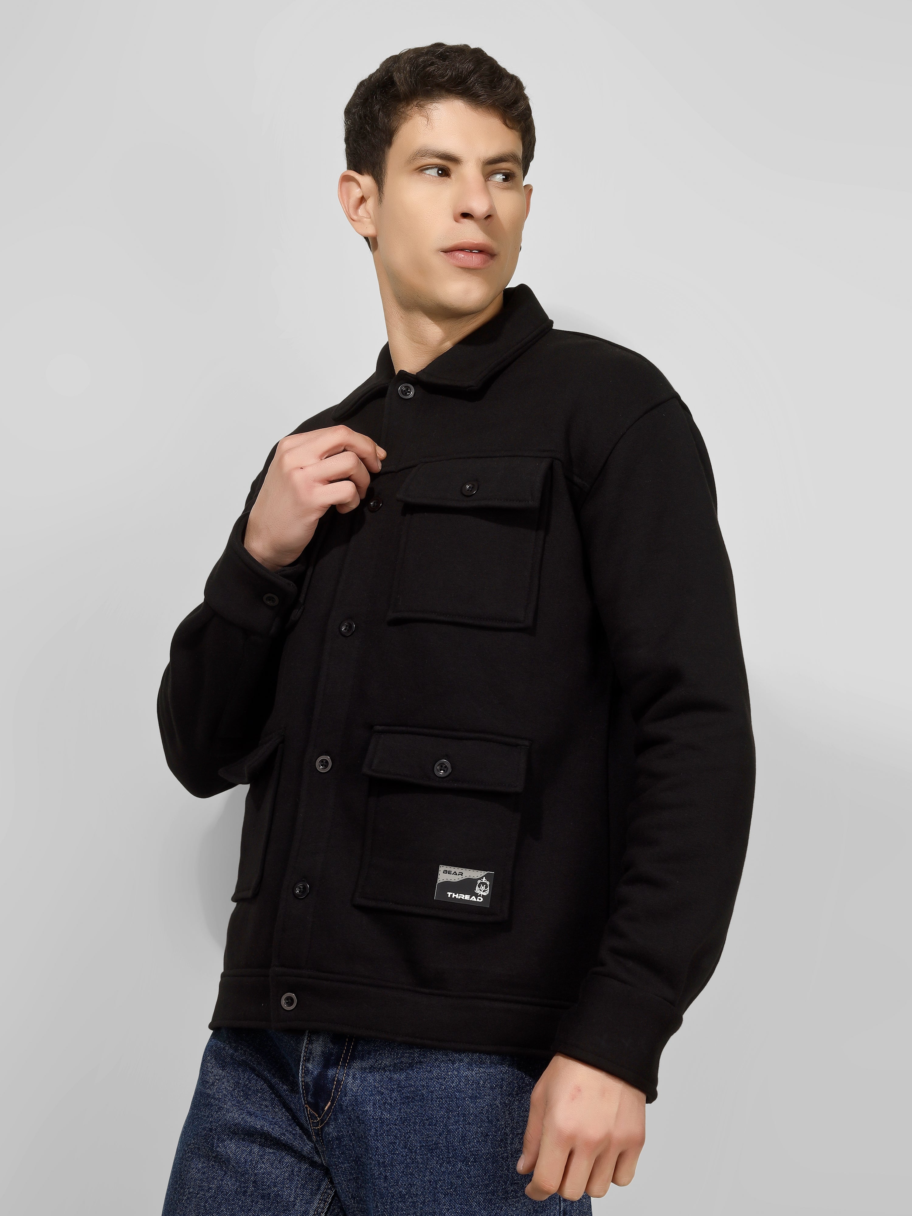 SHADE DOCK SHACKET BLACK