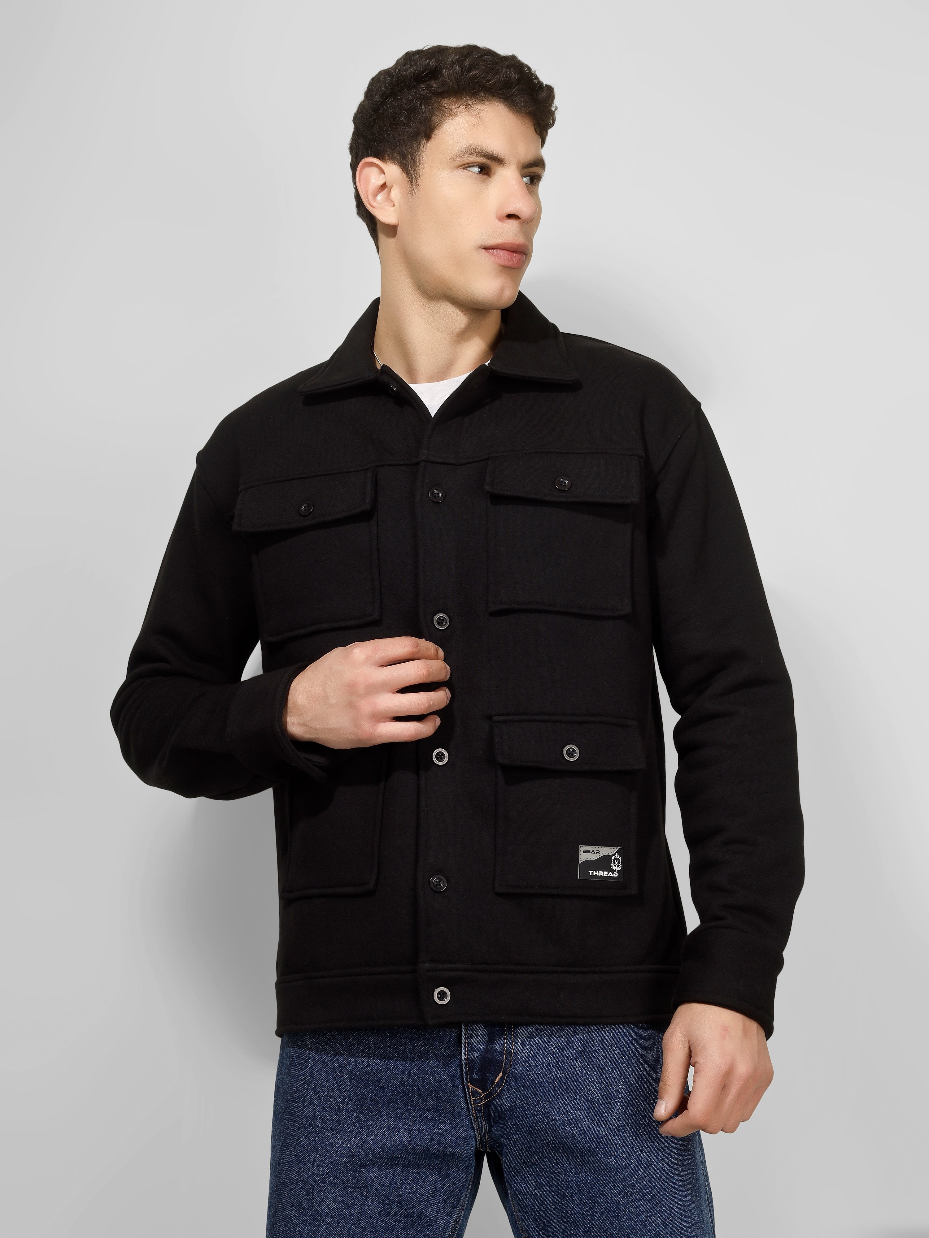 SHADE DOCK SHACKET BLACK
