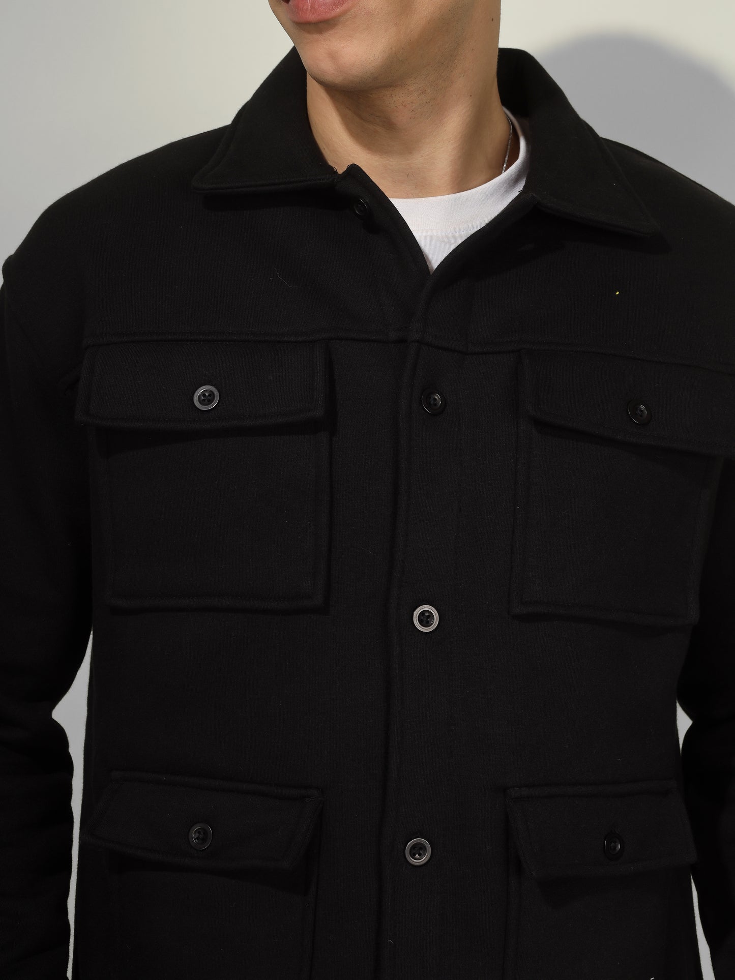 SHADE DOCK SHACKET BLACK