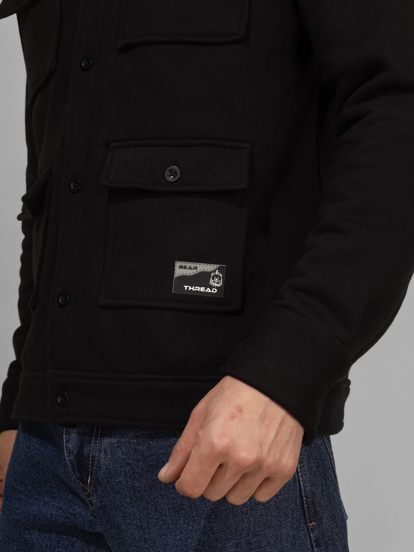 SHADE DOCK SHACKET BLACK