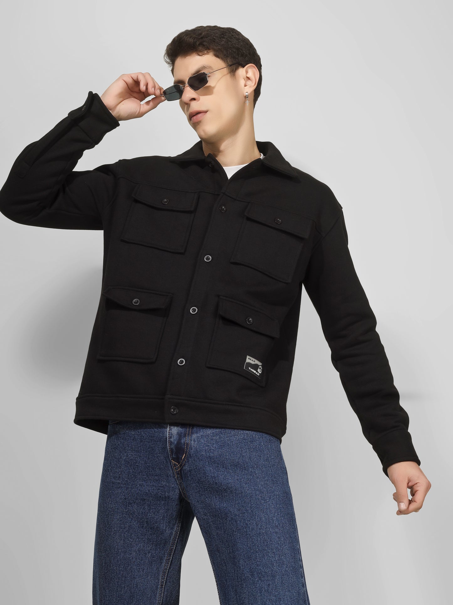 SHADE DOCK SHACKET BLACK
