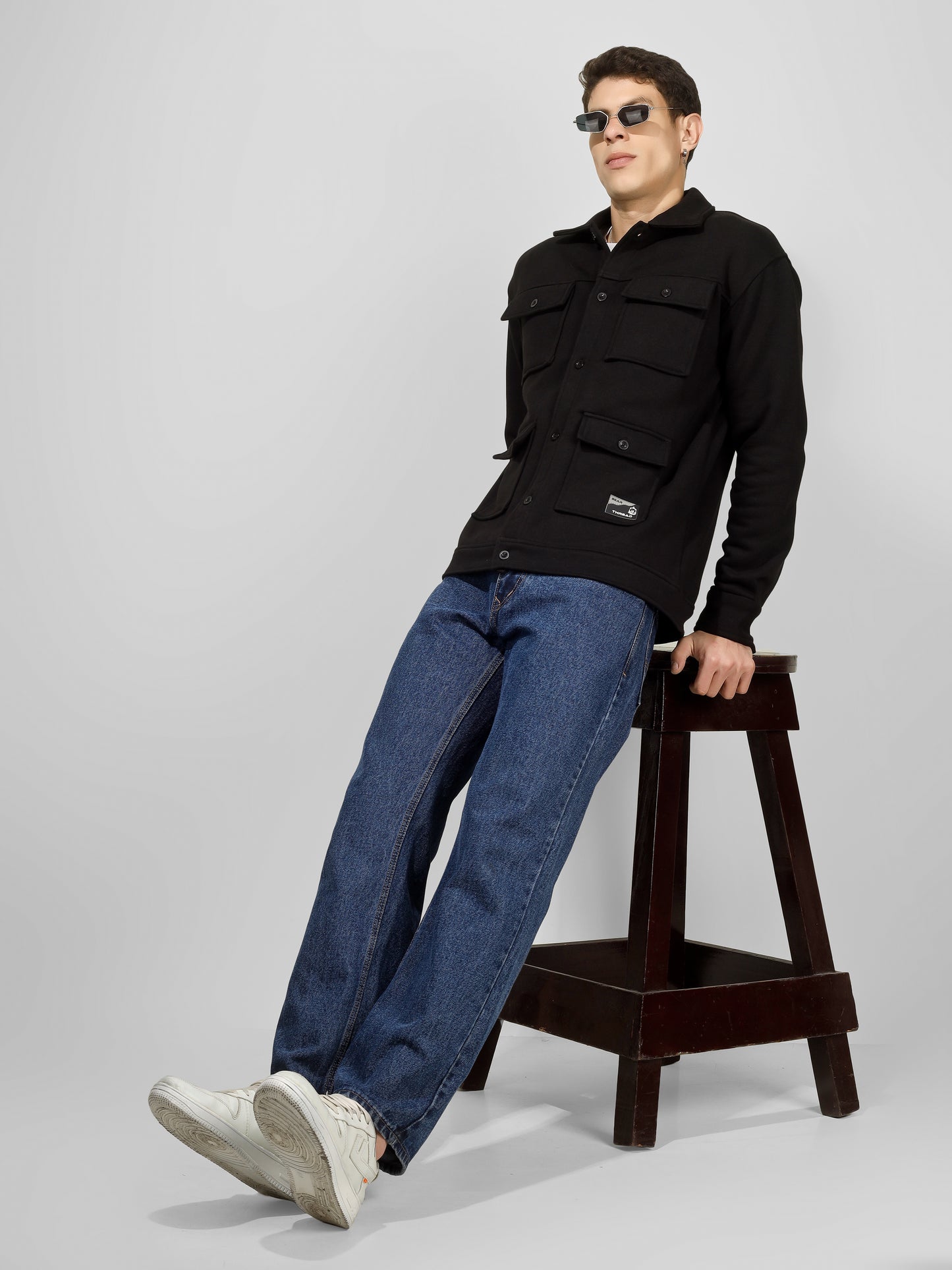 SHADE DOCK SHACKET BLACK