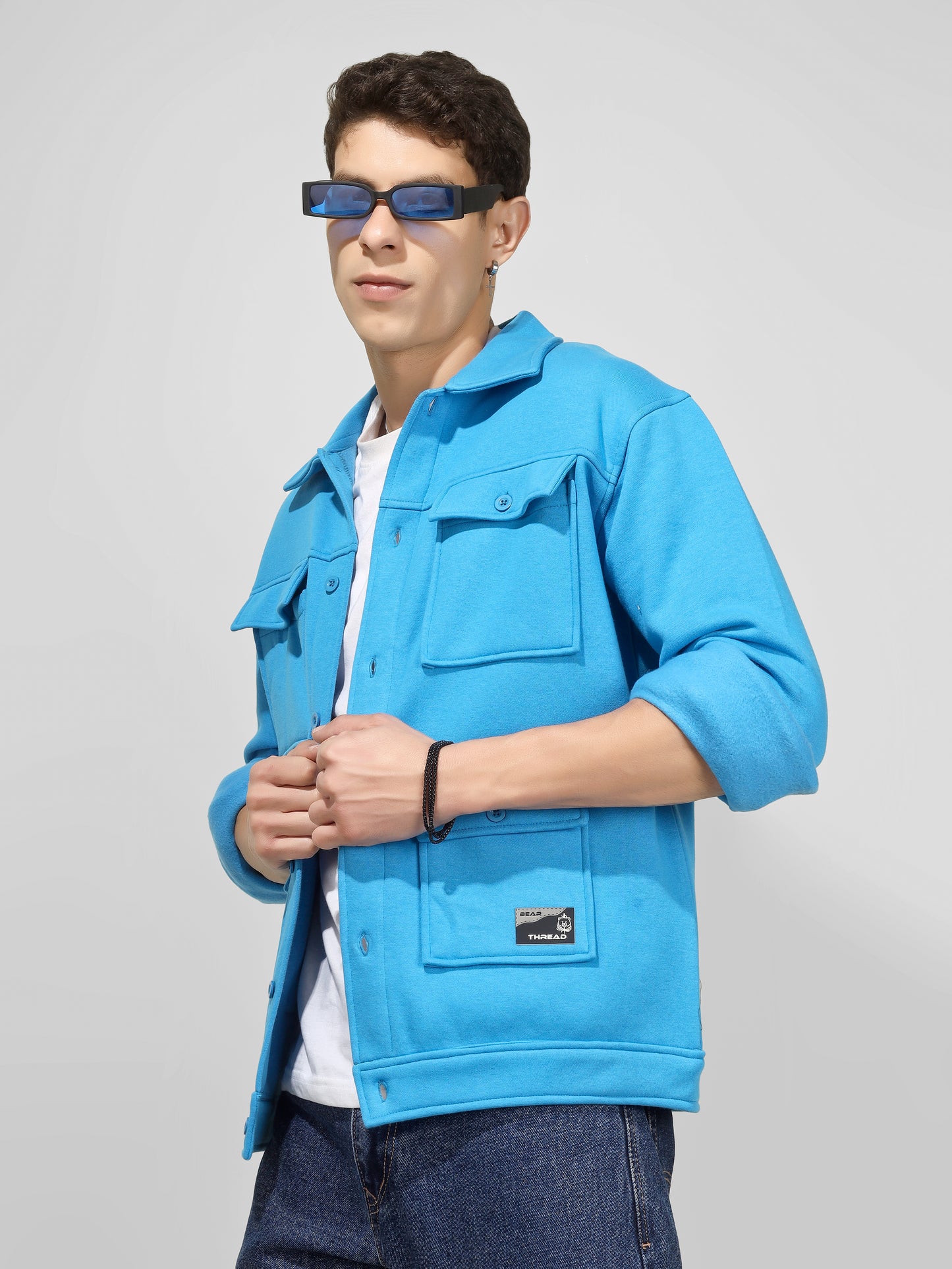 SHADE DOCK SHACKET BLUE