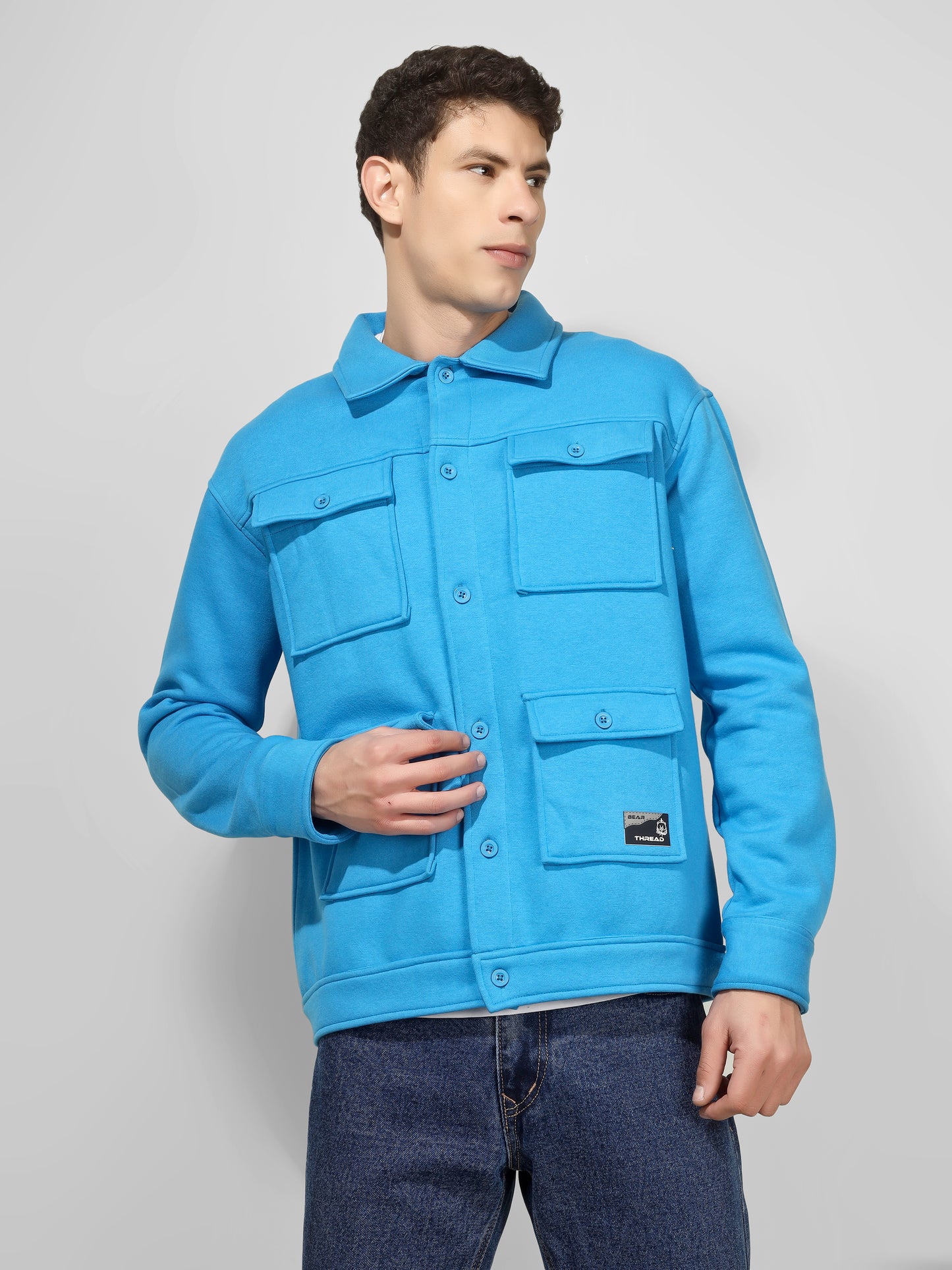 SHADE DOCK SHACKET BLUE