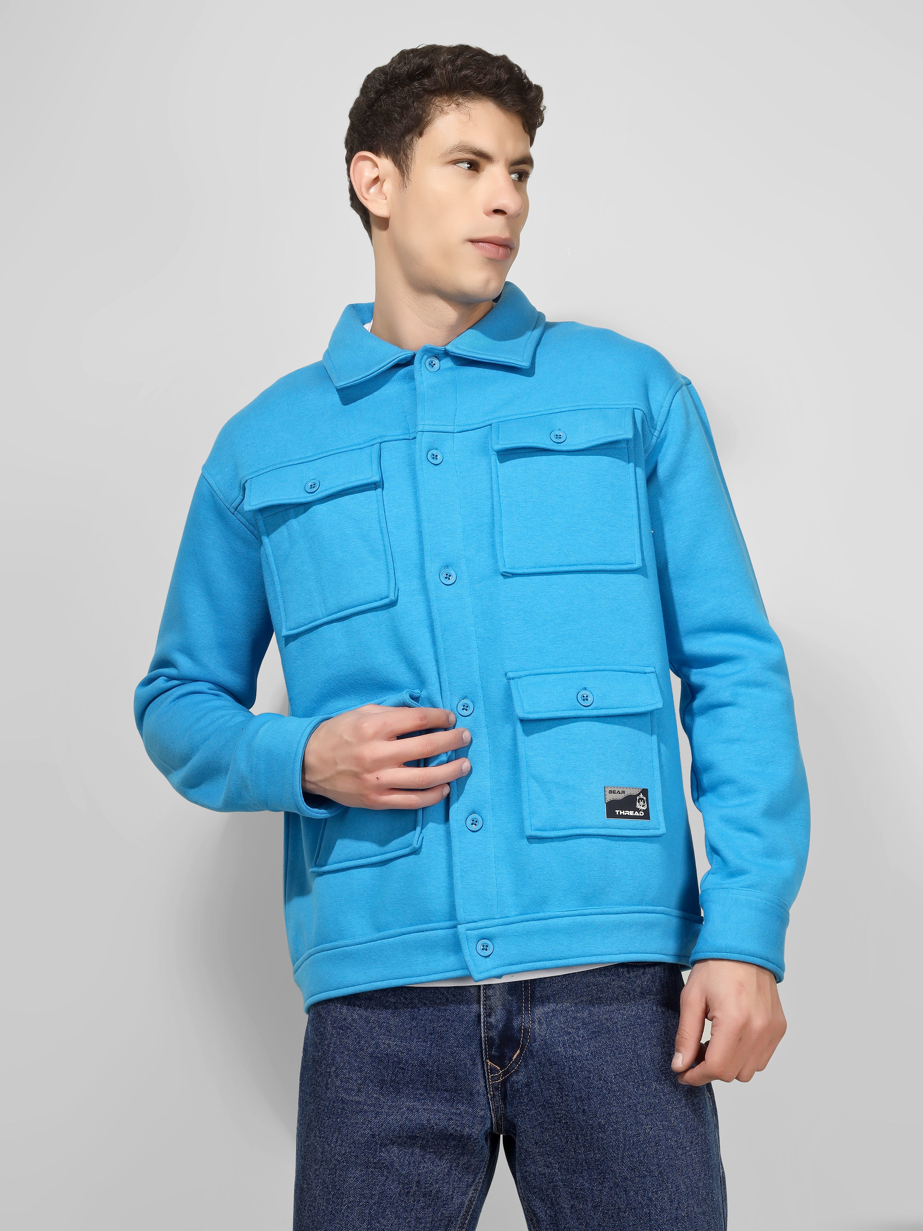 SHADE DOCK SHACKET BLUE