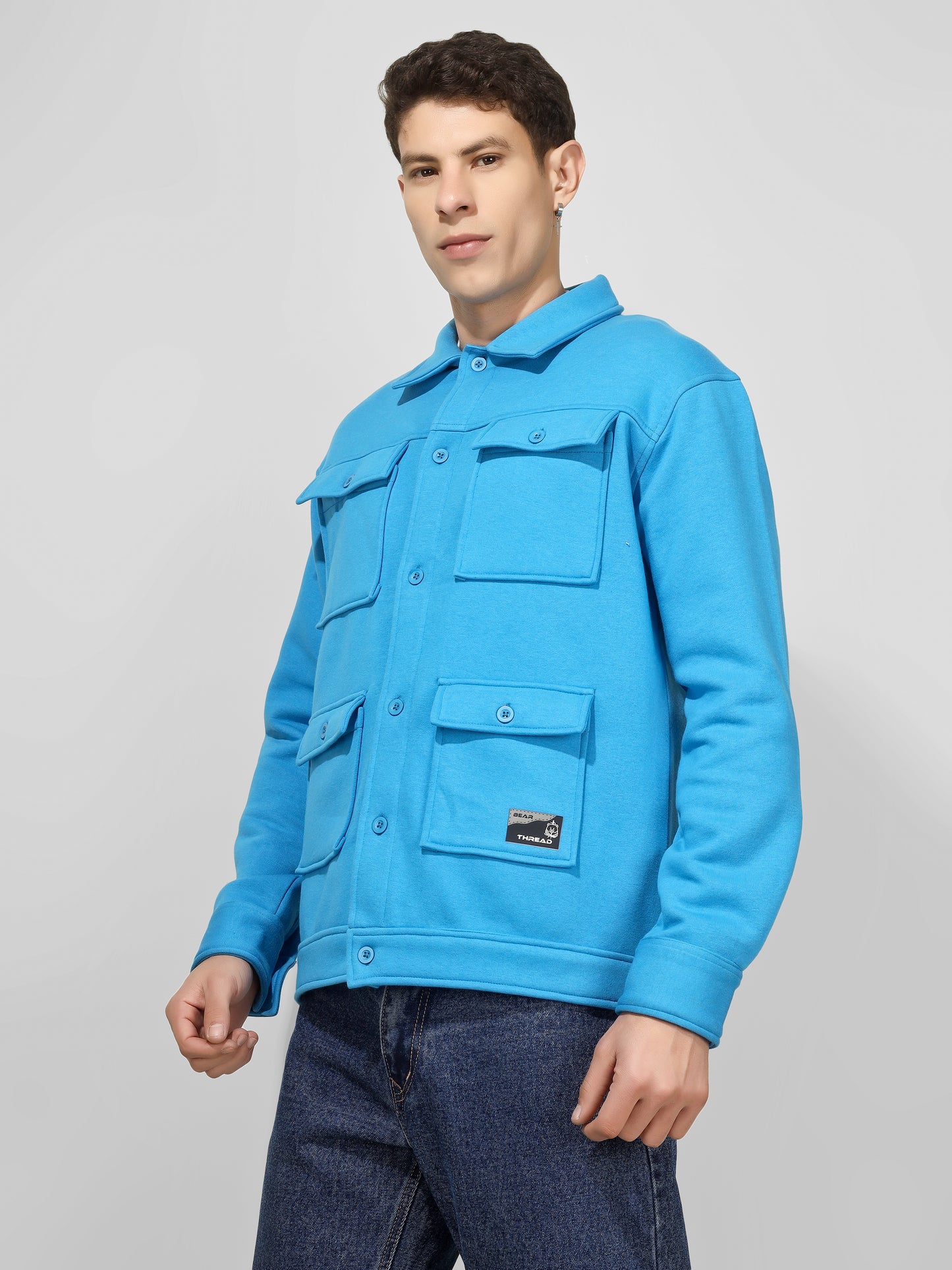 SHADE DOCK SHACKET BLUE