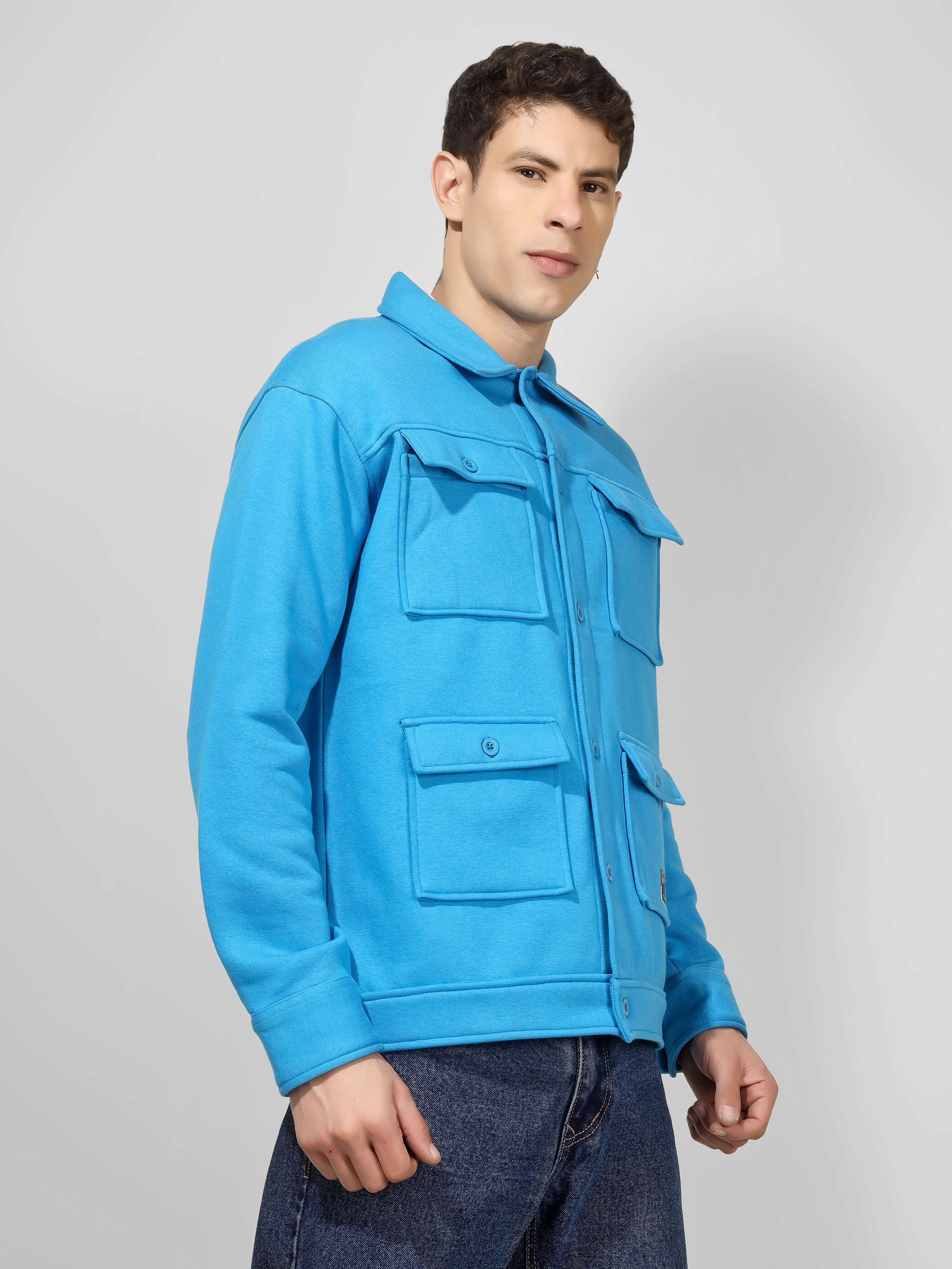 SHADE DOCK SHACKET BLUE