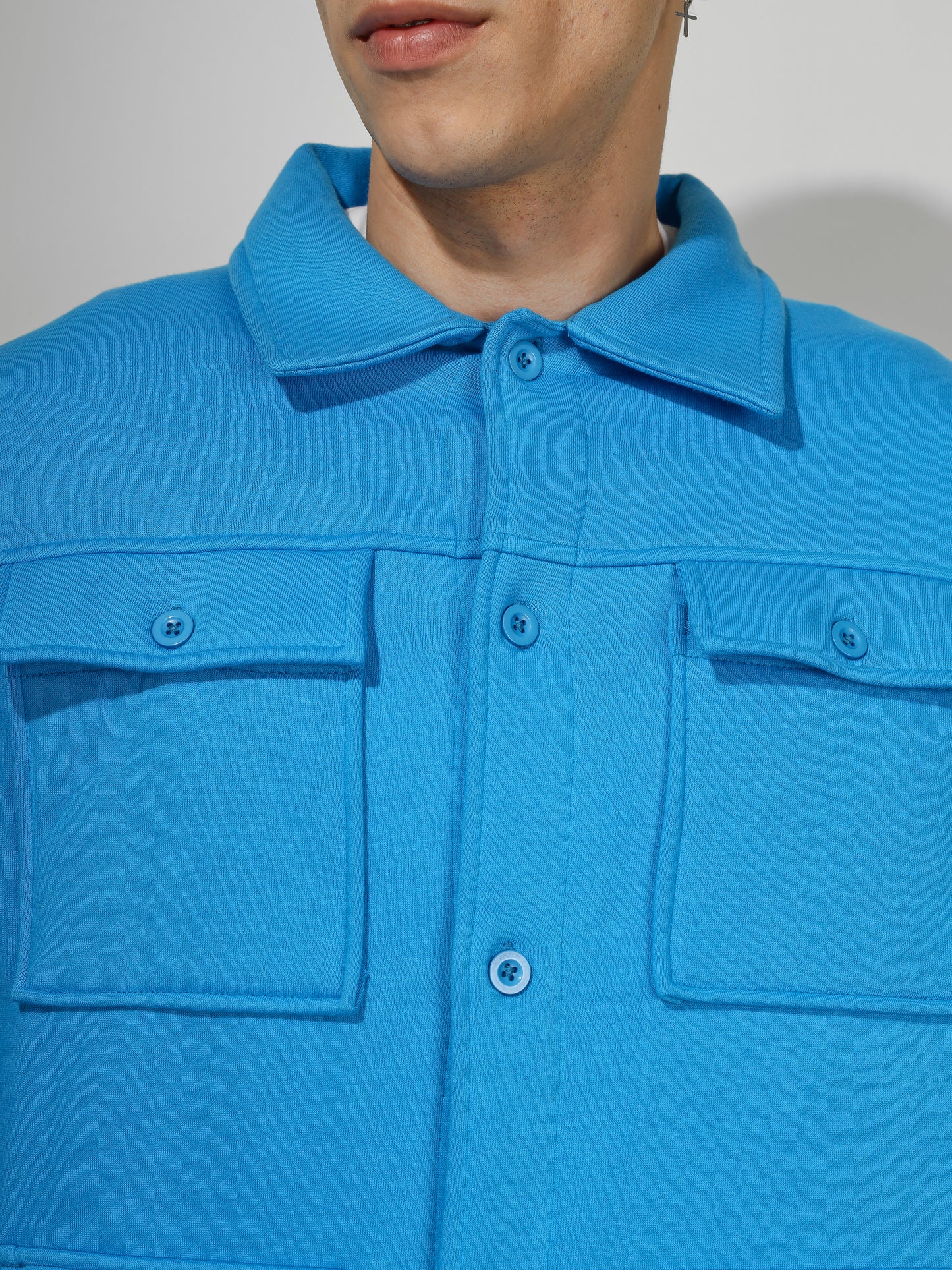 SHADE DOCK SHACKET BLUE
