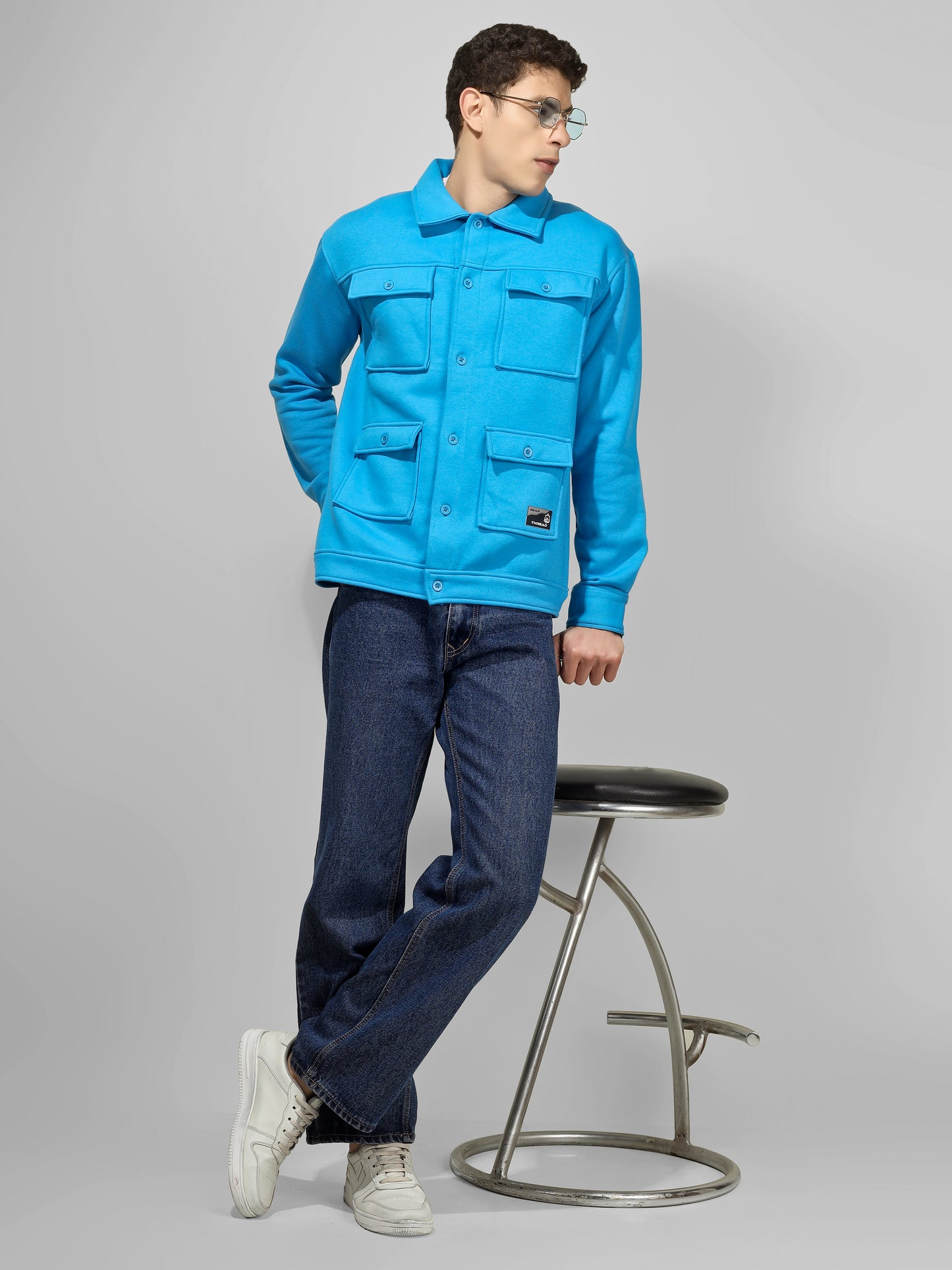 SHADE DOCK SHACKET BLUE