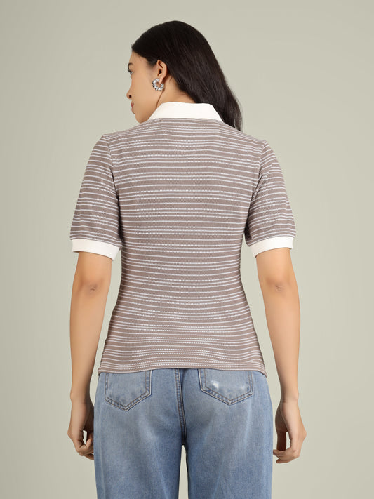 COASTAL STRIPED T-SHIRT
