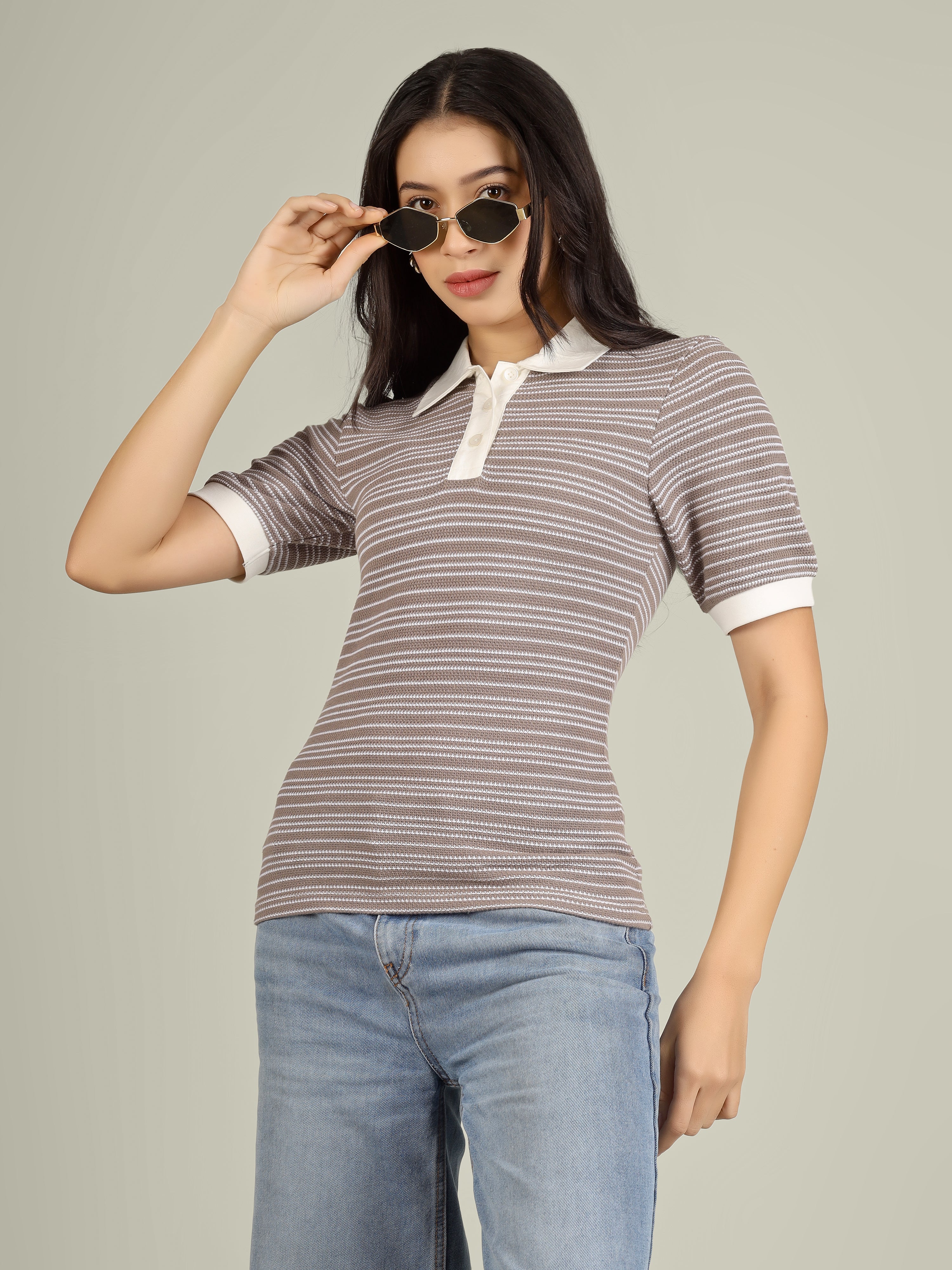 COASTAL STRIPED T-SHIRT