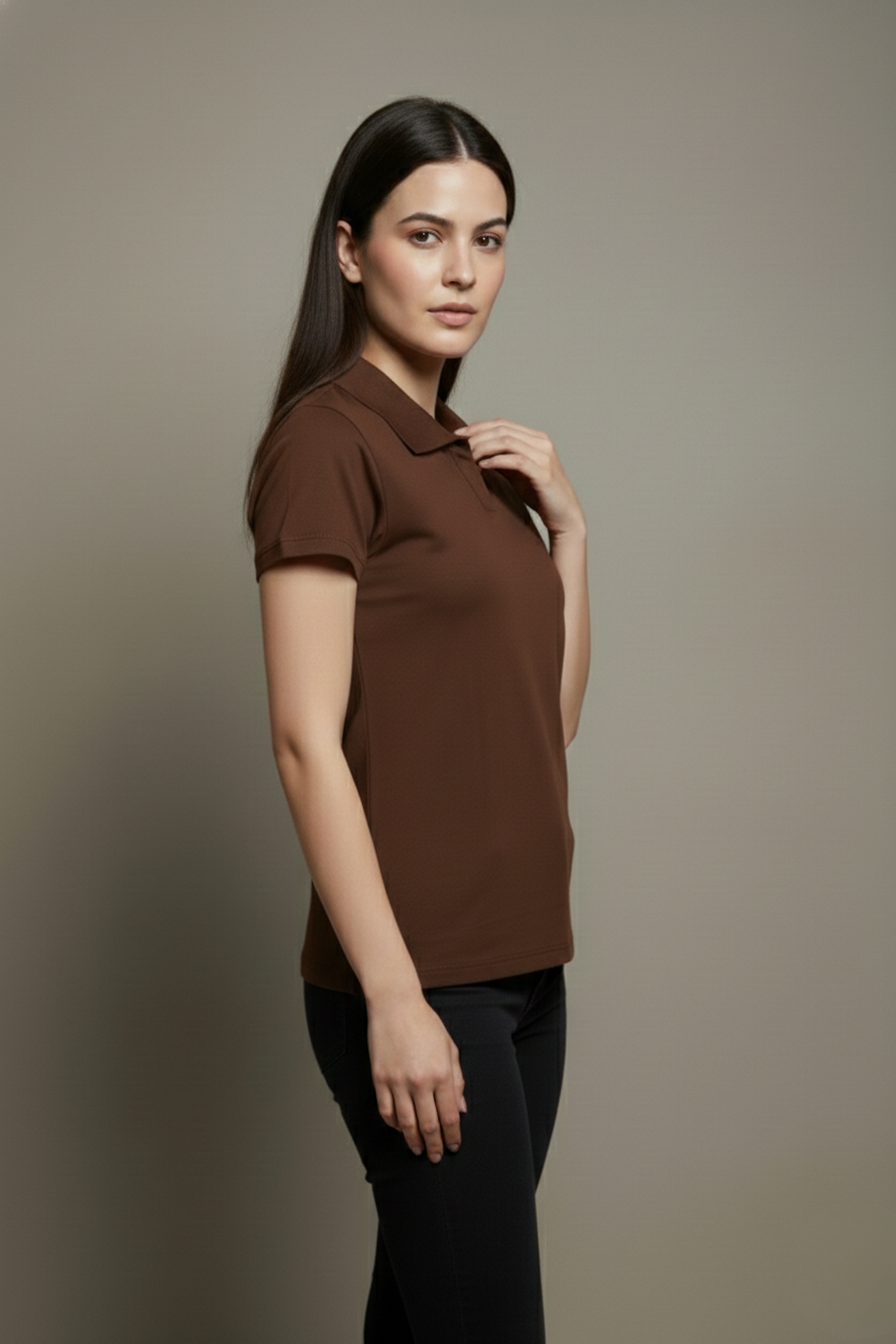 PLAIN AUTHENTIC POLO T-SHIRT