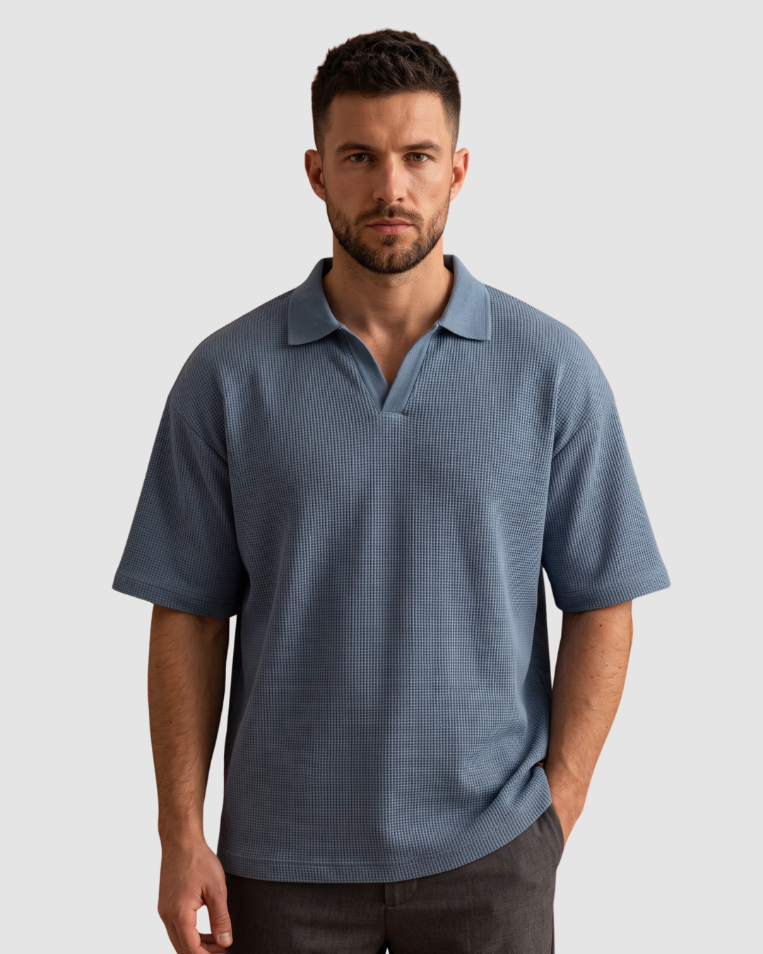 CLASSIC KNIT POLO T-SHIRT