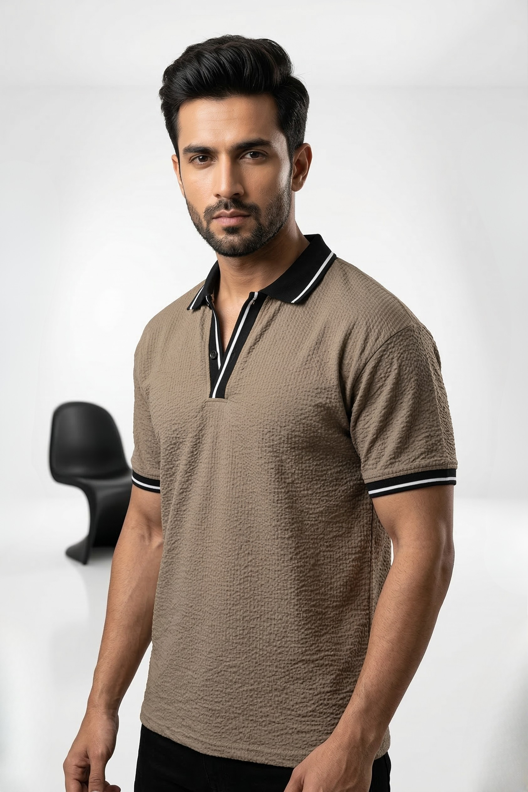 URBAN SAND POLO T-SHIRT