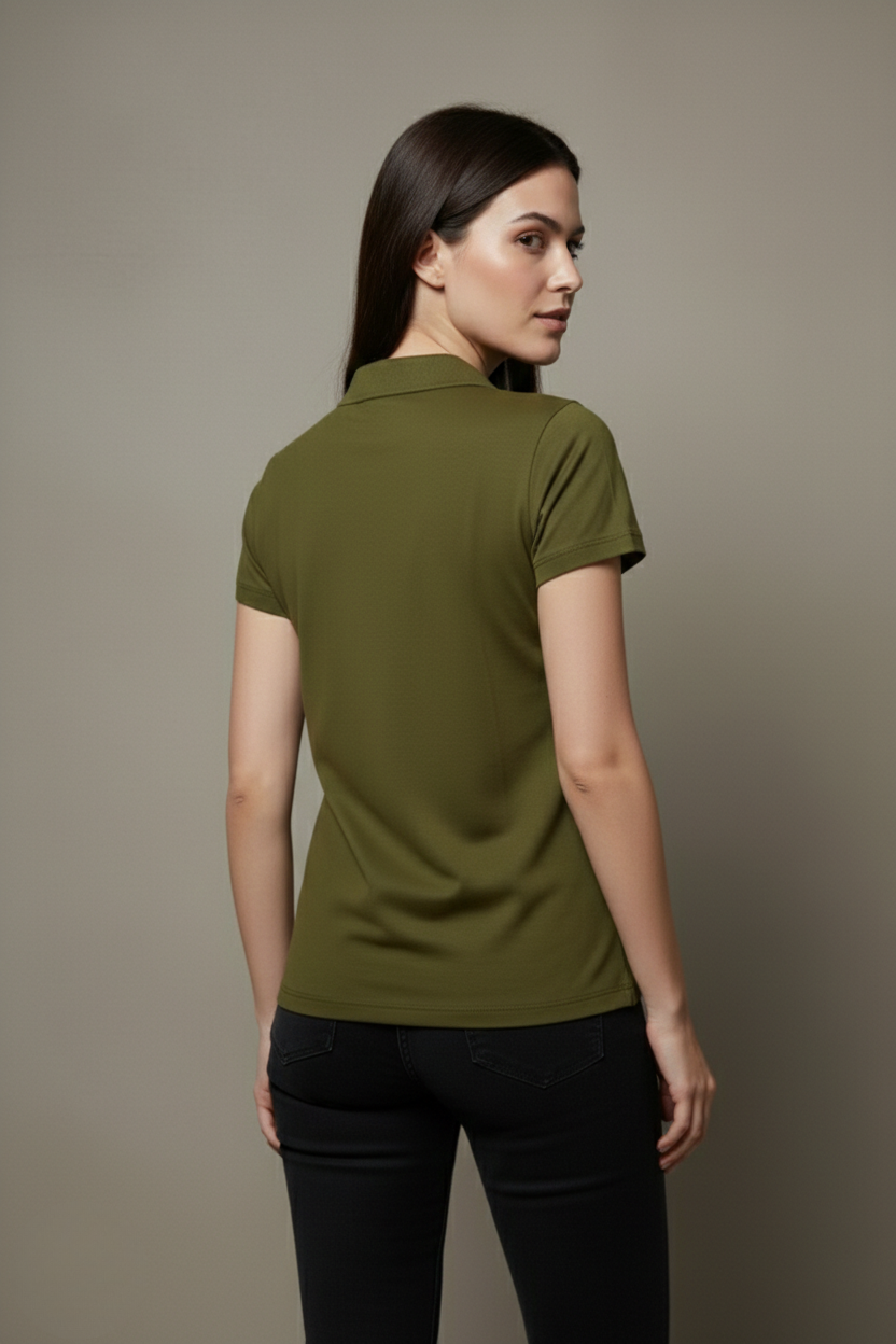 PLAIN AUTHENTIC POLO T-SHIRT
