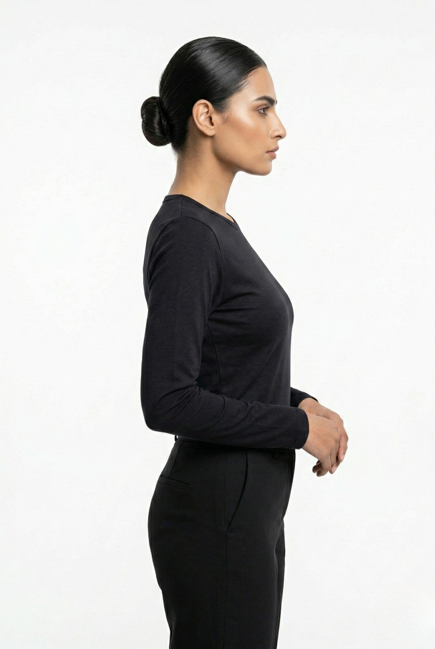 SCOOP CREW NECK FULL SLEEVE TOP
