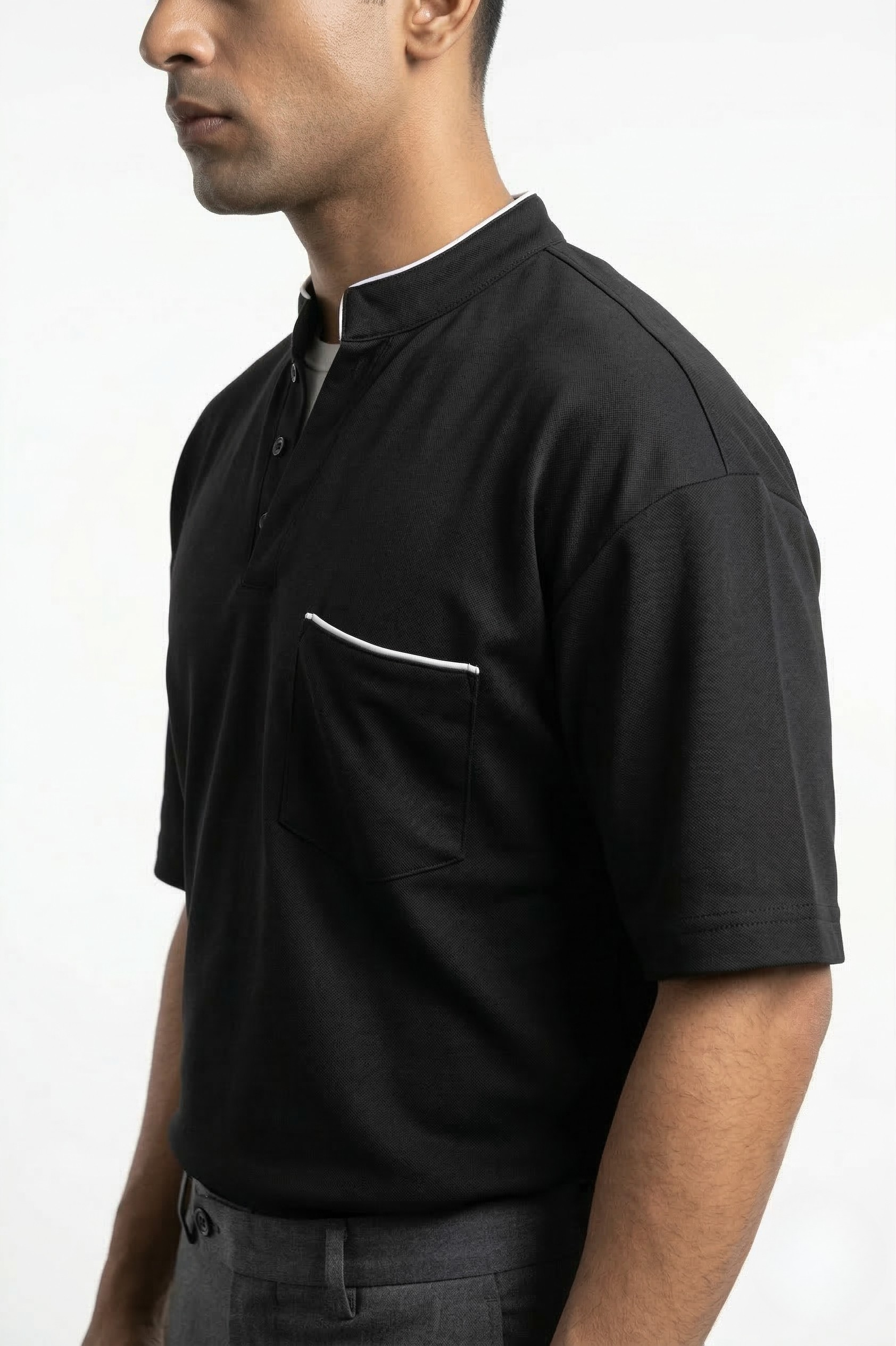 MIDNIGHT MANDARIN POLO T-SHIRT